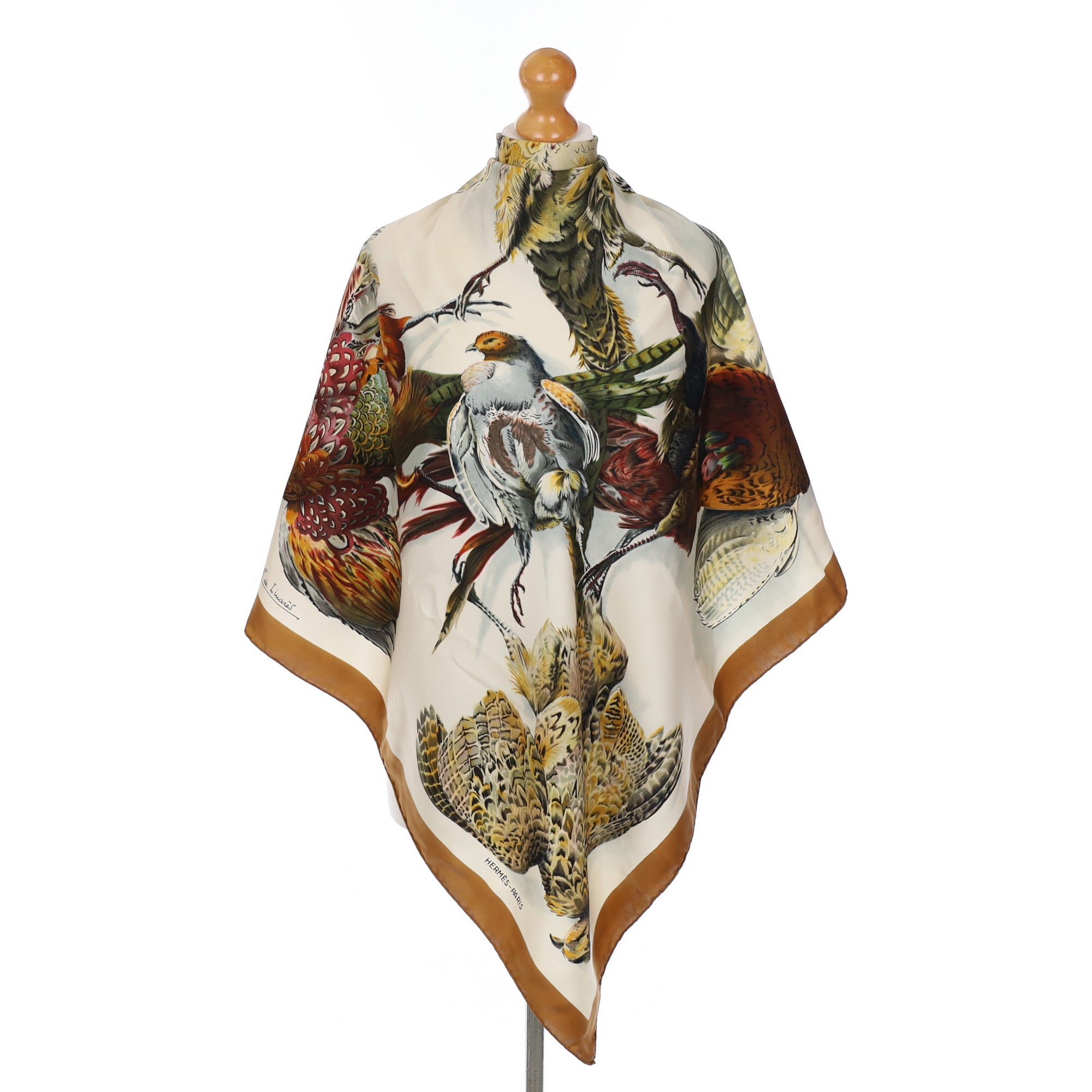 Hermès Belles Chasse Vintage Silk Scarf