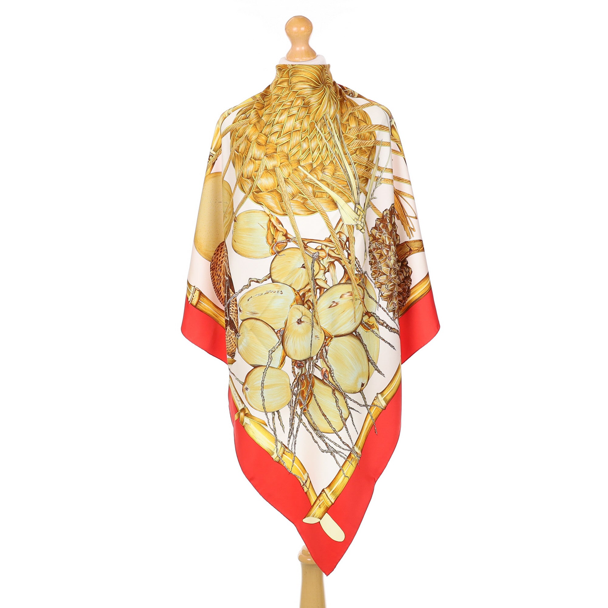 Hermès Jardin Gréole Silk Scarf