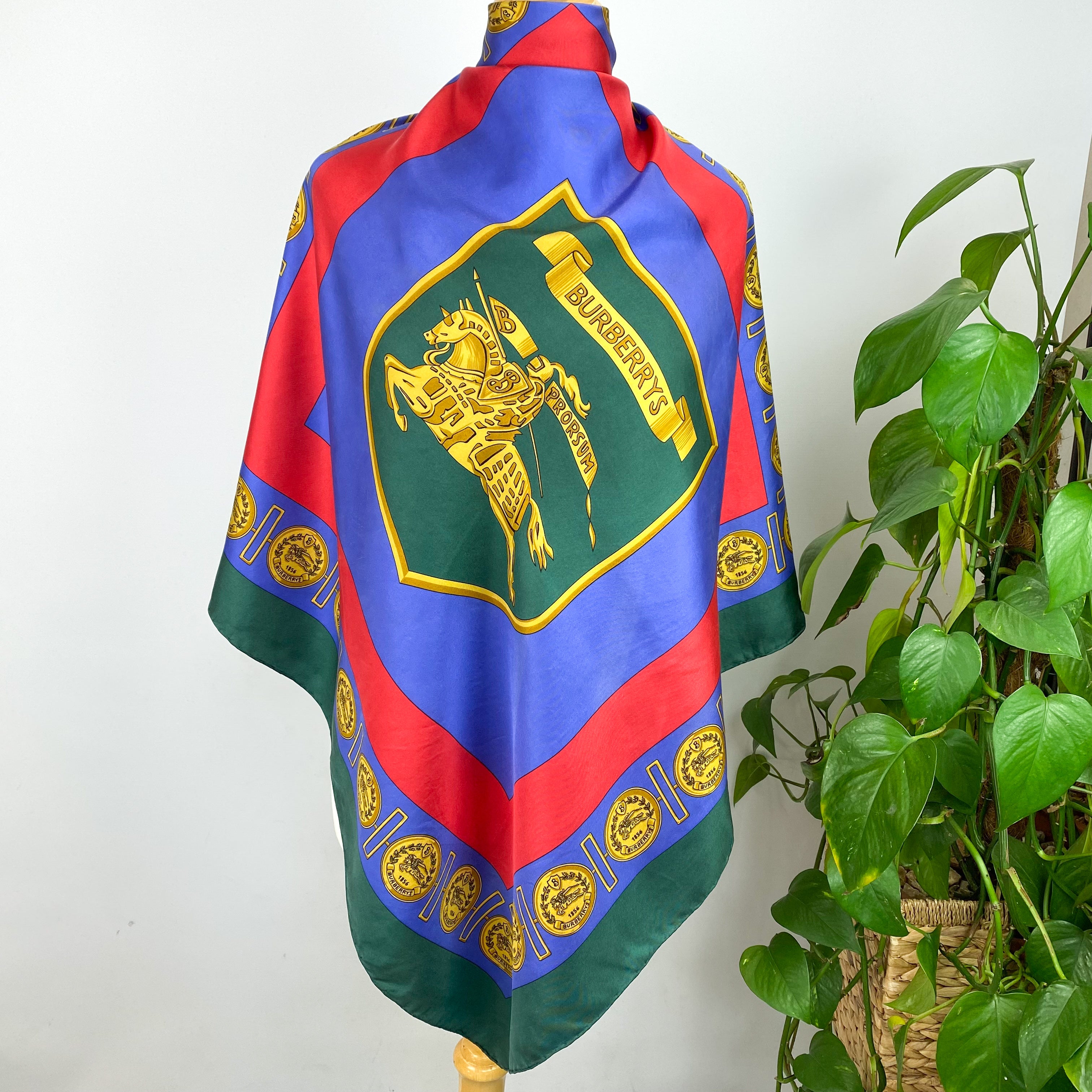 Burberrys Vintage Silk Scarf