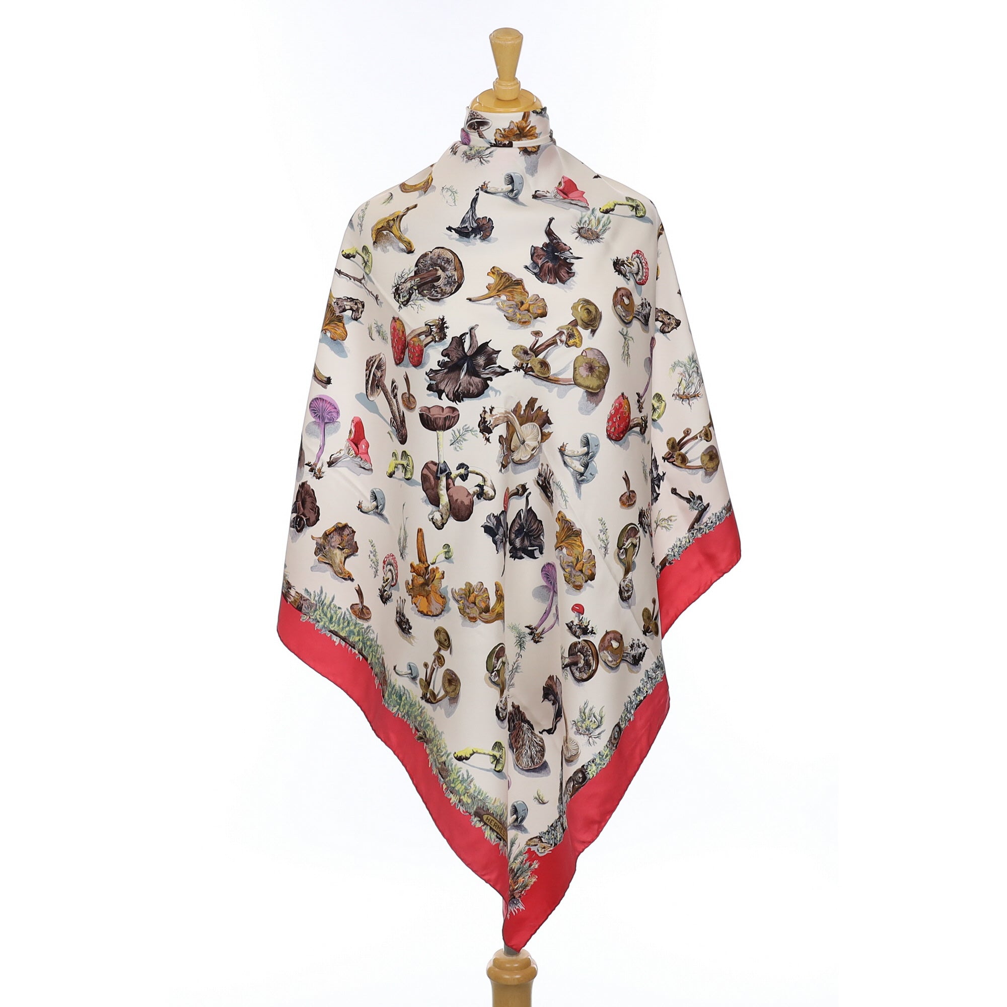 Hermès Les Champignons II Silk Scarf