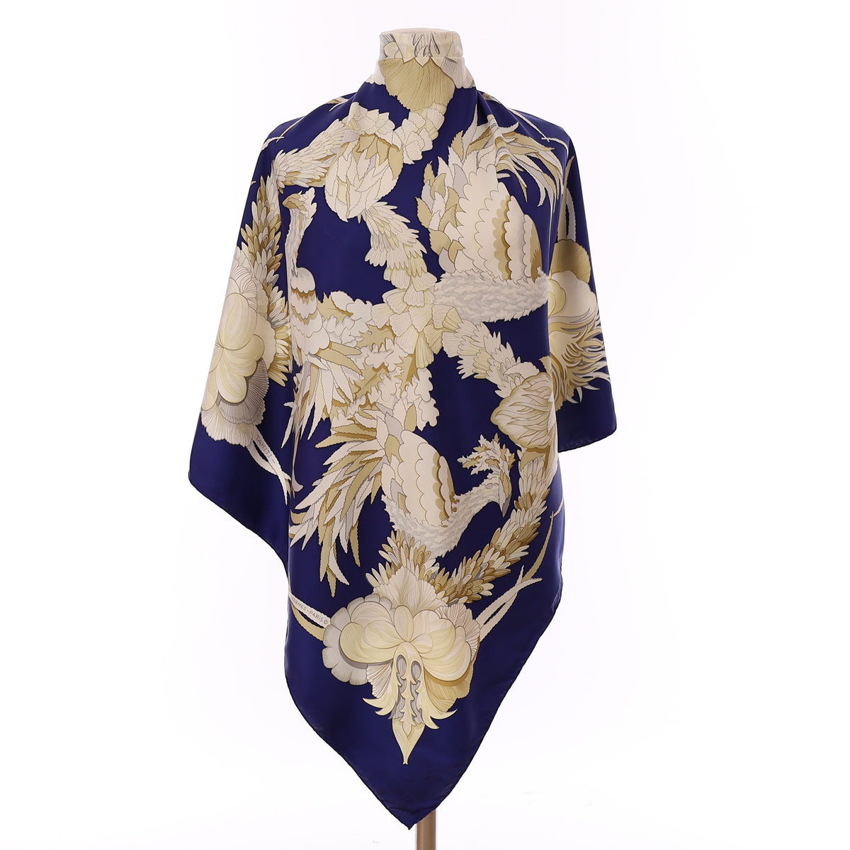 Quite Rare Hermès Tahiti Silk Scarf