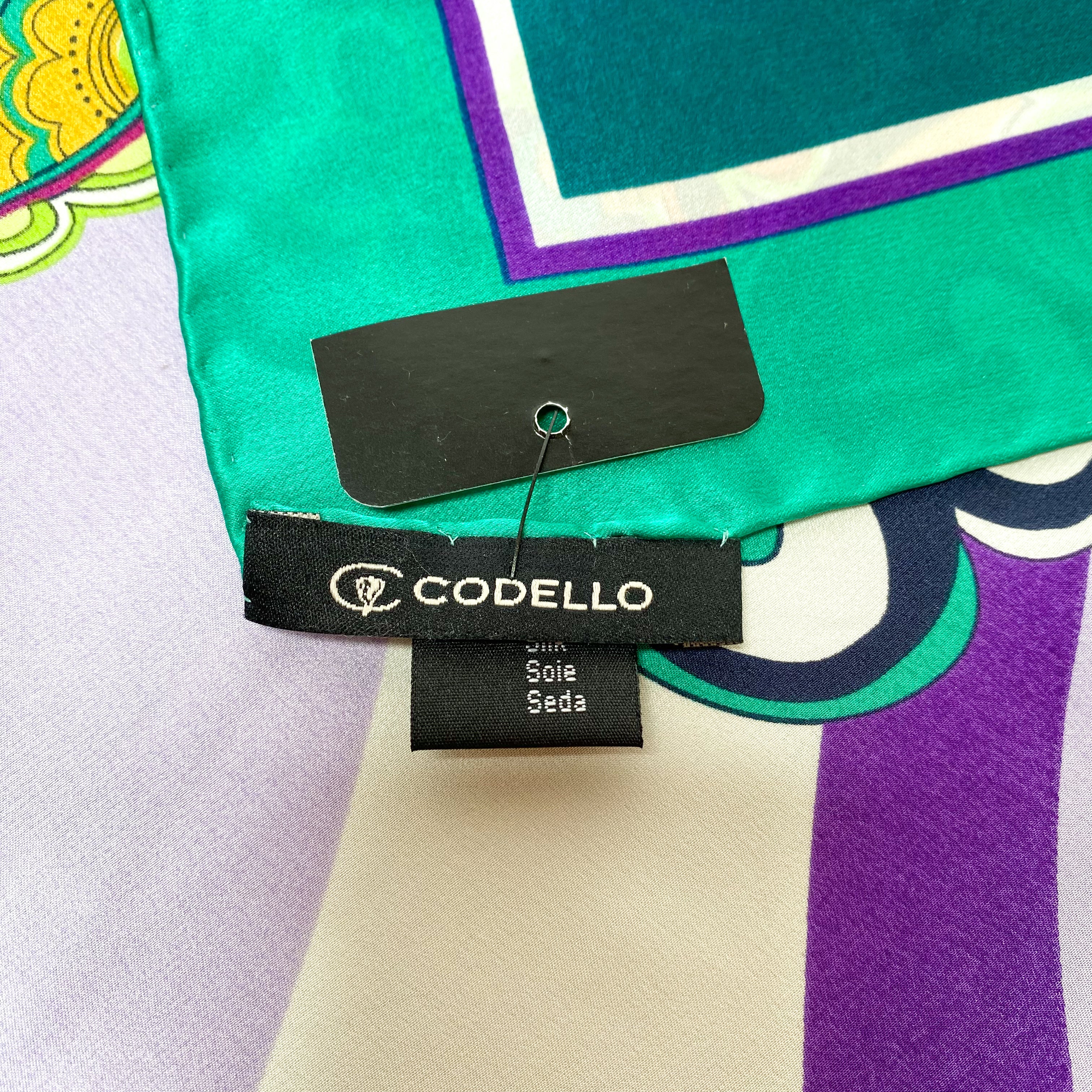 Immaculate Codello Floral Silk Scarf