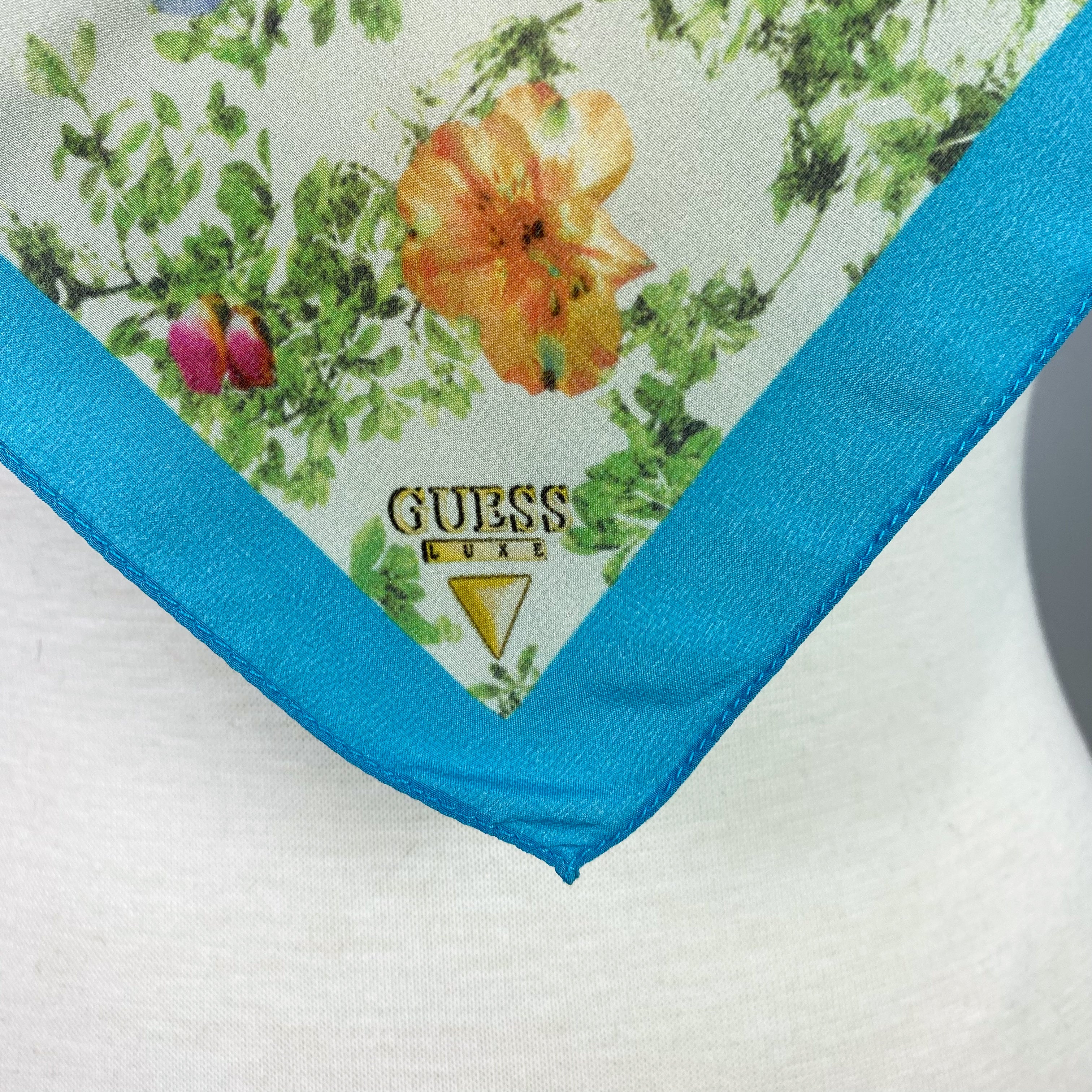 Guess Floral Silk Scarf