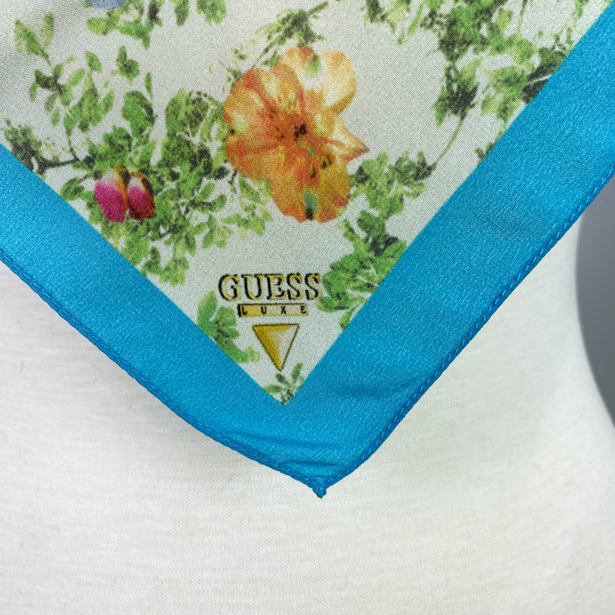 Guess Floral Silk Scarf