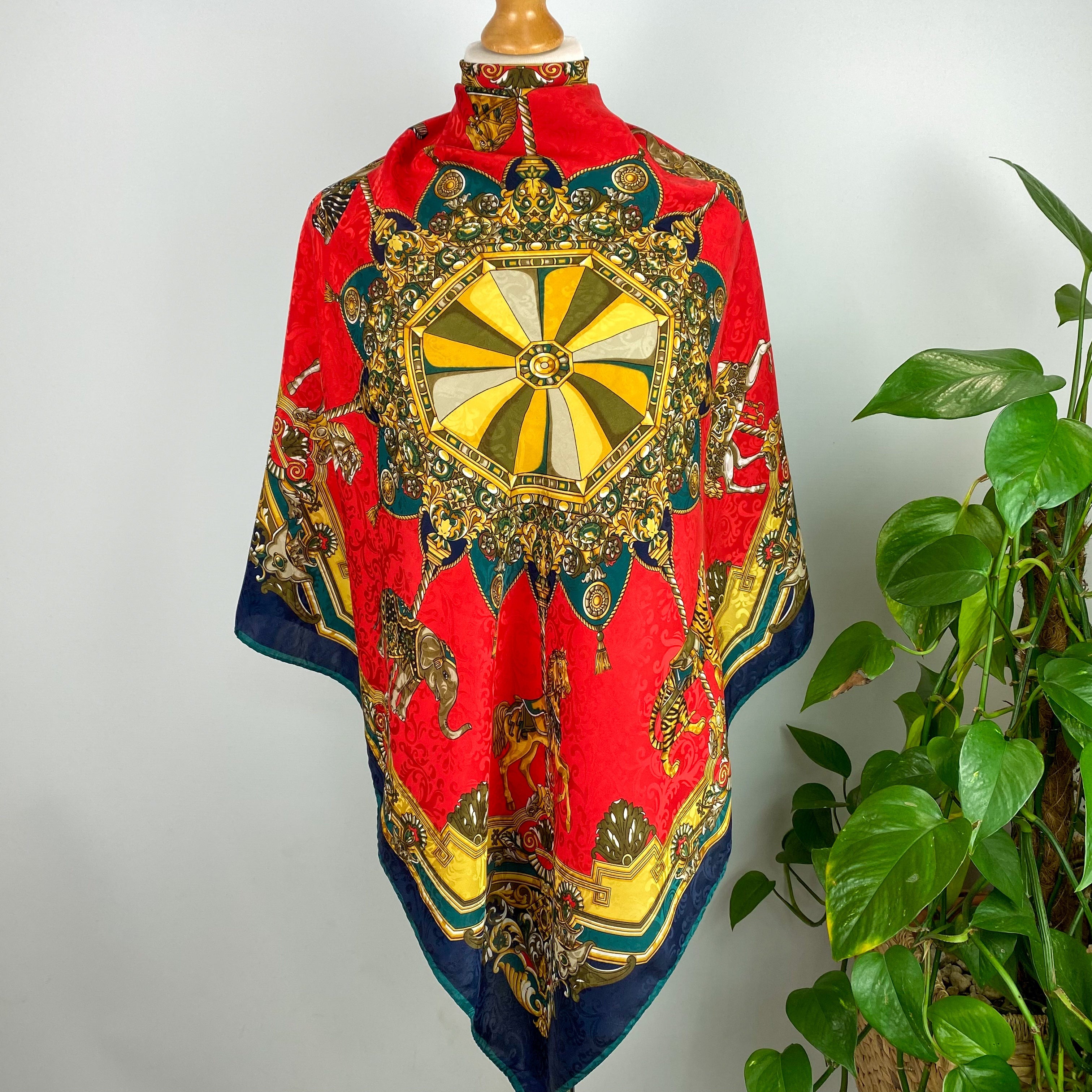 Pierre Cardin Traditional Designer Silk Scarf