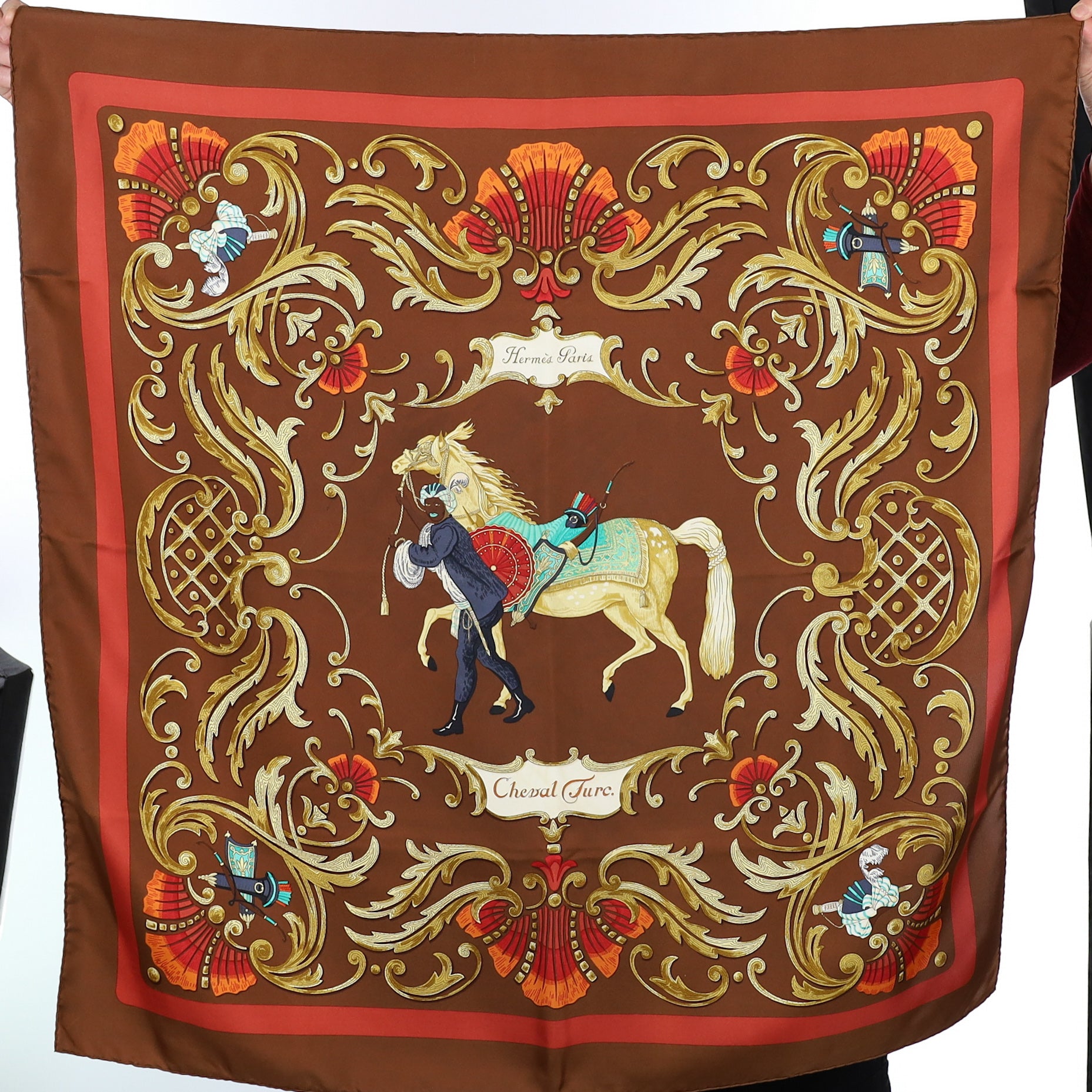 Hermès Cheval Turc Silk Scarf