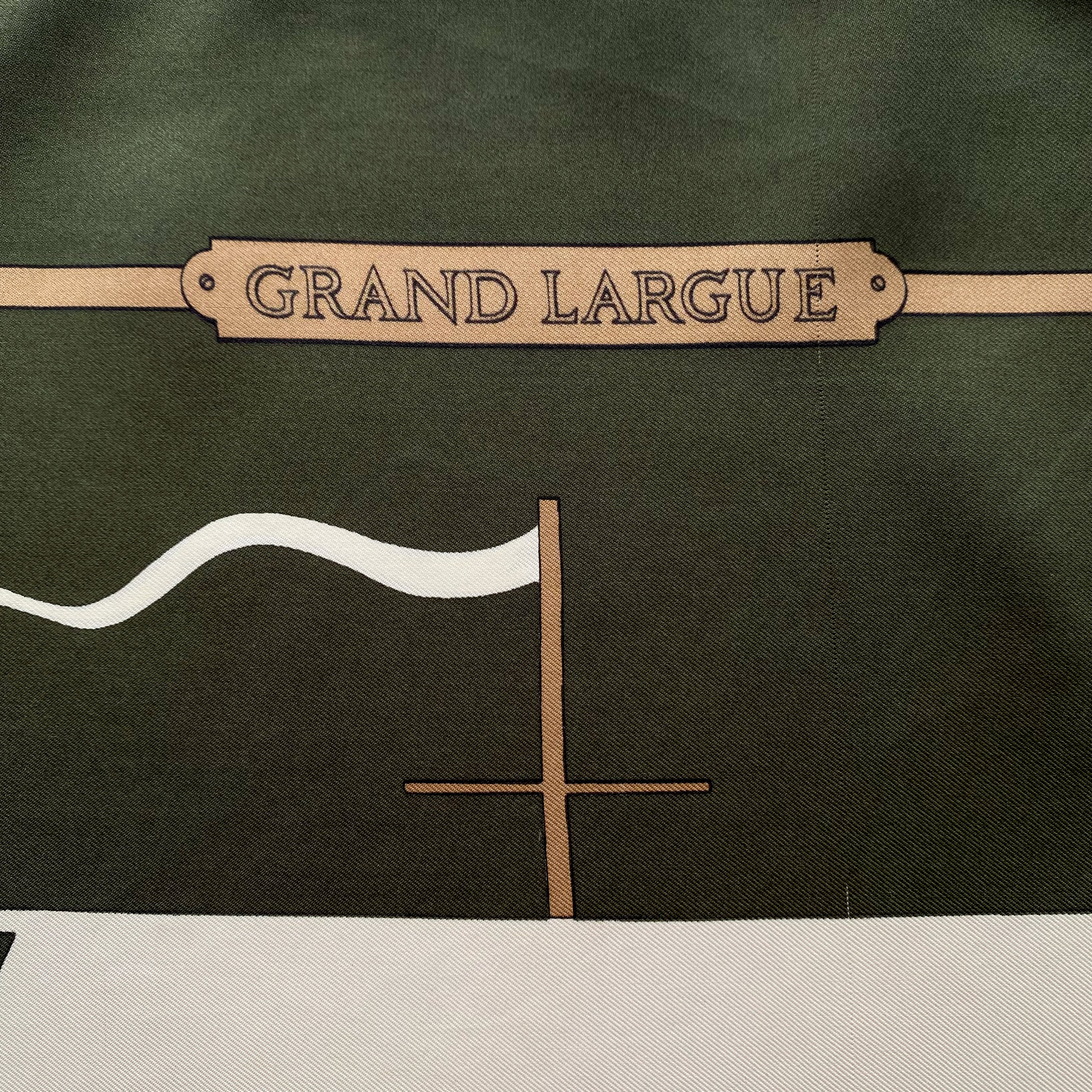 Hermès Grand Largue 1979 Silk Scarf