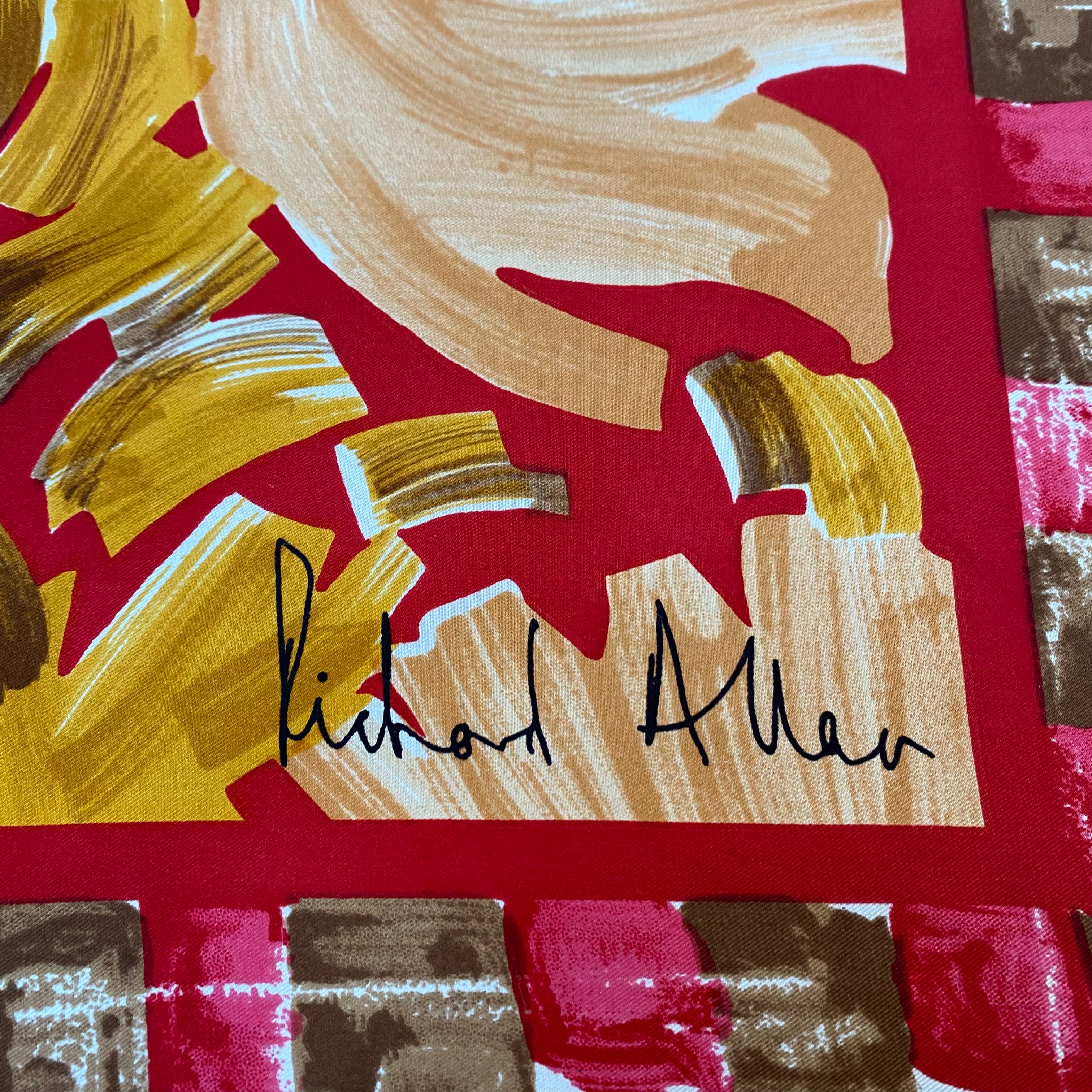 Modern Richard Allan Silk Scarf