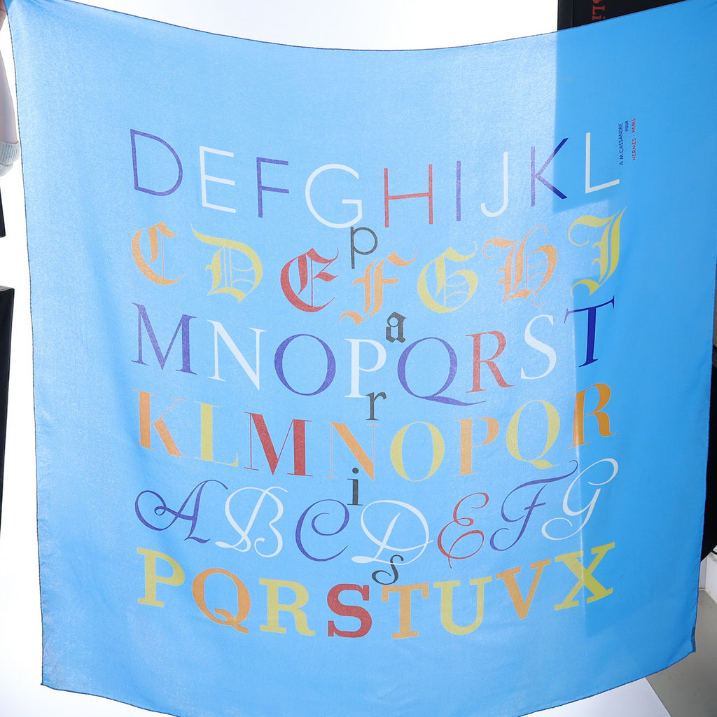 Hermès Large Crepe Silk Scarf
