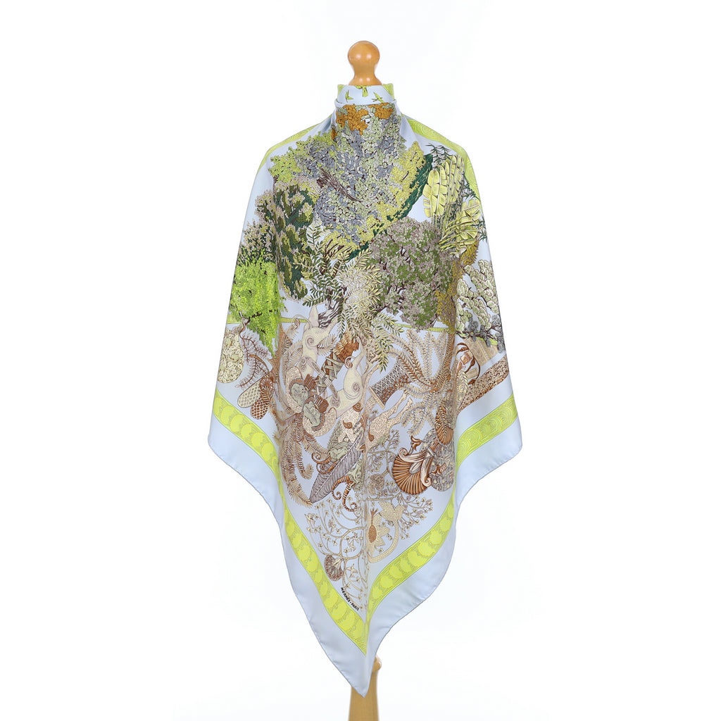 Hermès Les Légendes de L’Arbre Silk Scarf