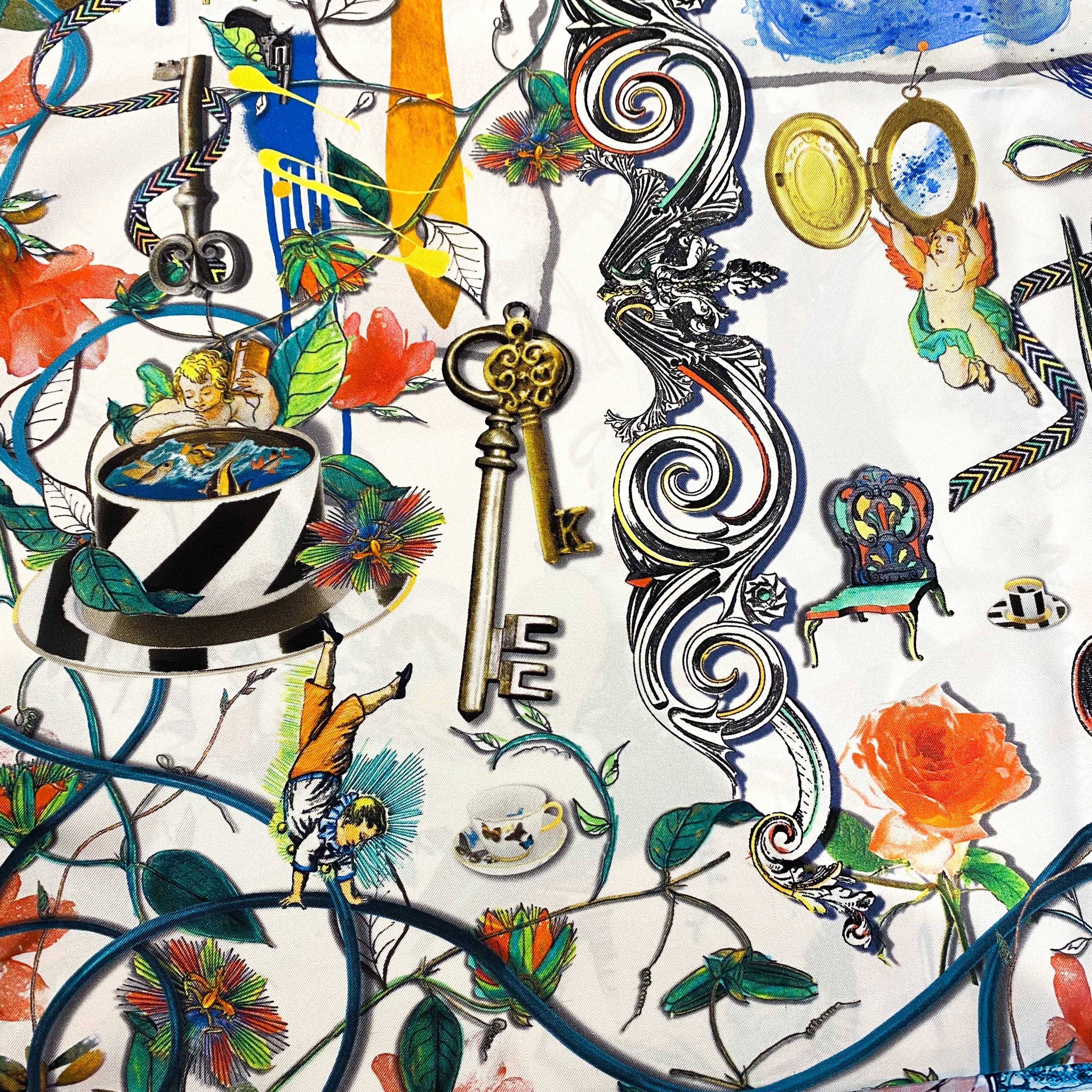 Christian Lacroix Designer Silk Scarf