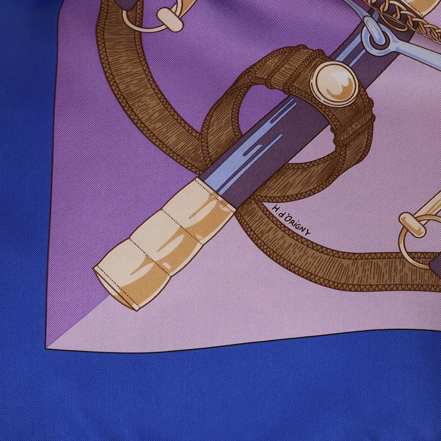 Hermès Eperon D’or Silk Scarf