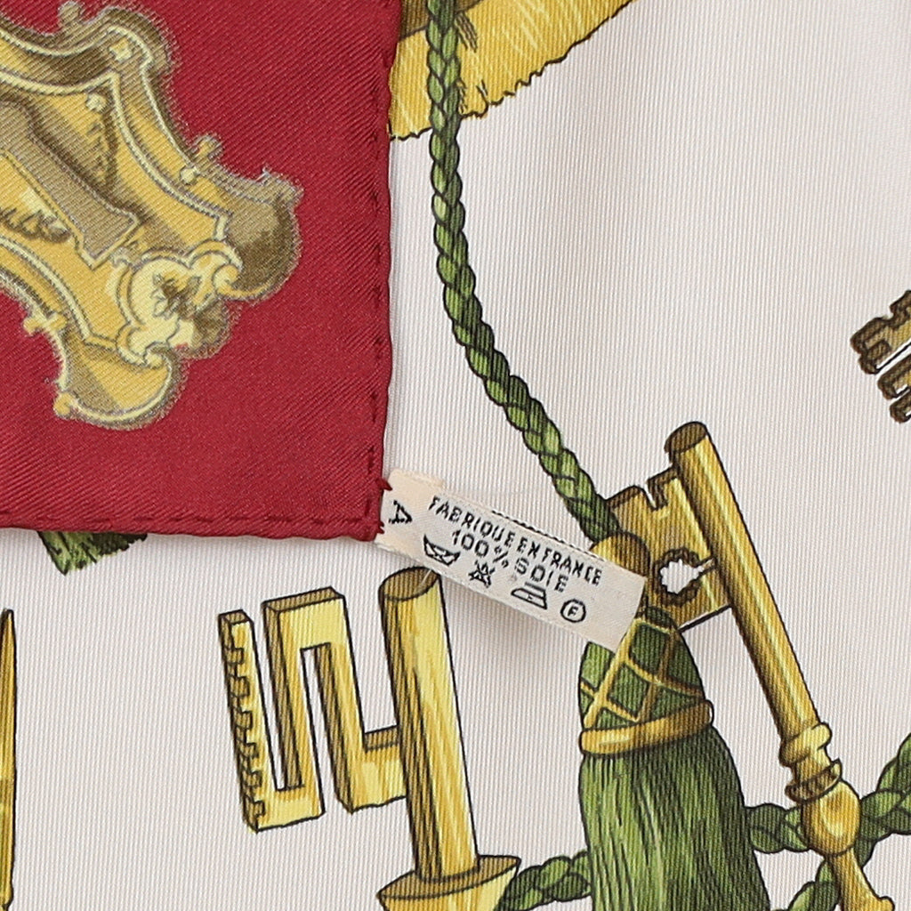 Hermès Les Clefs Silk Scarf