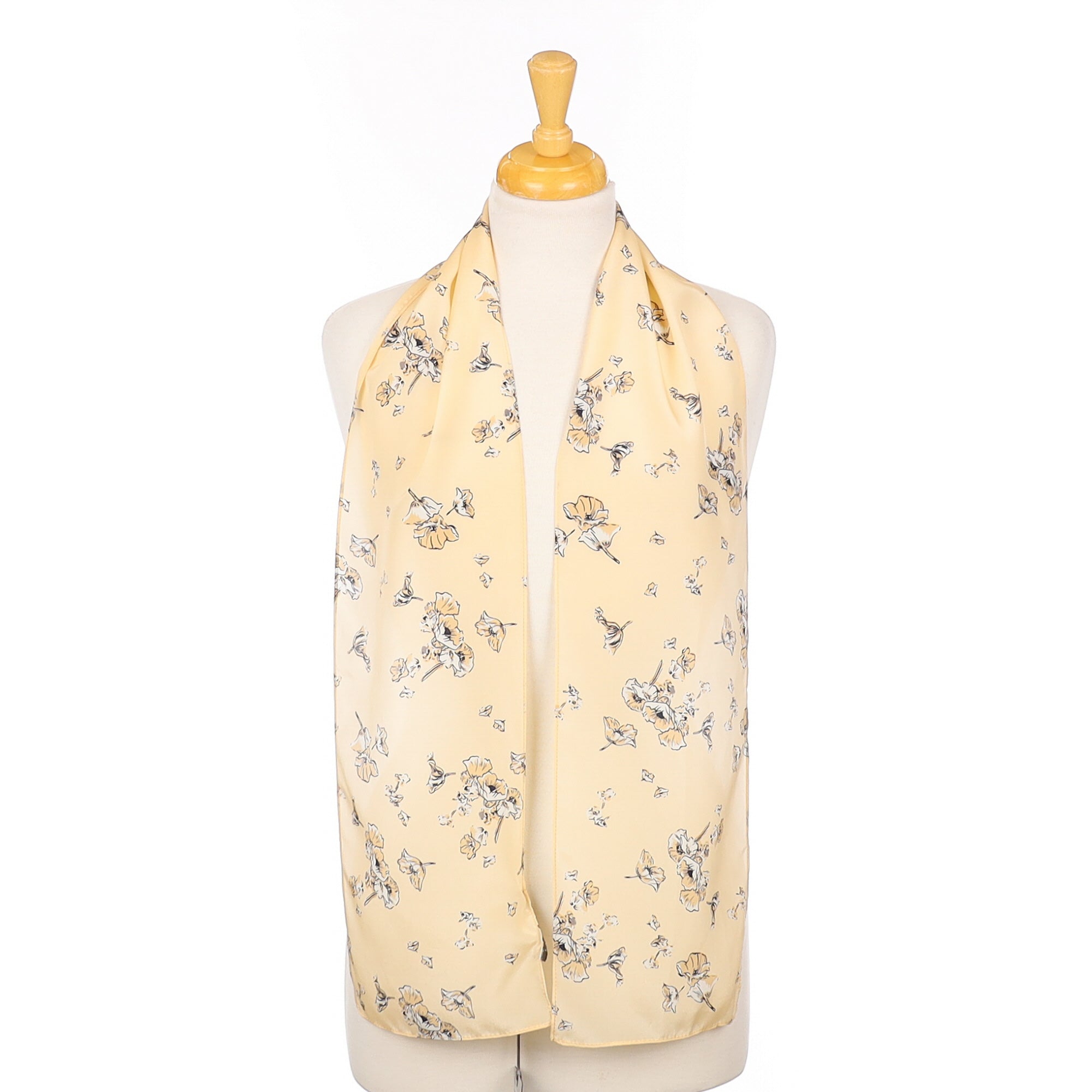 Brand New Laura Ashley Light Floral Silk Scarf