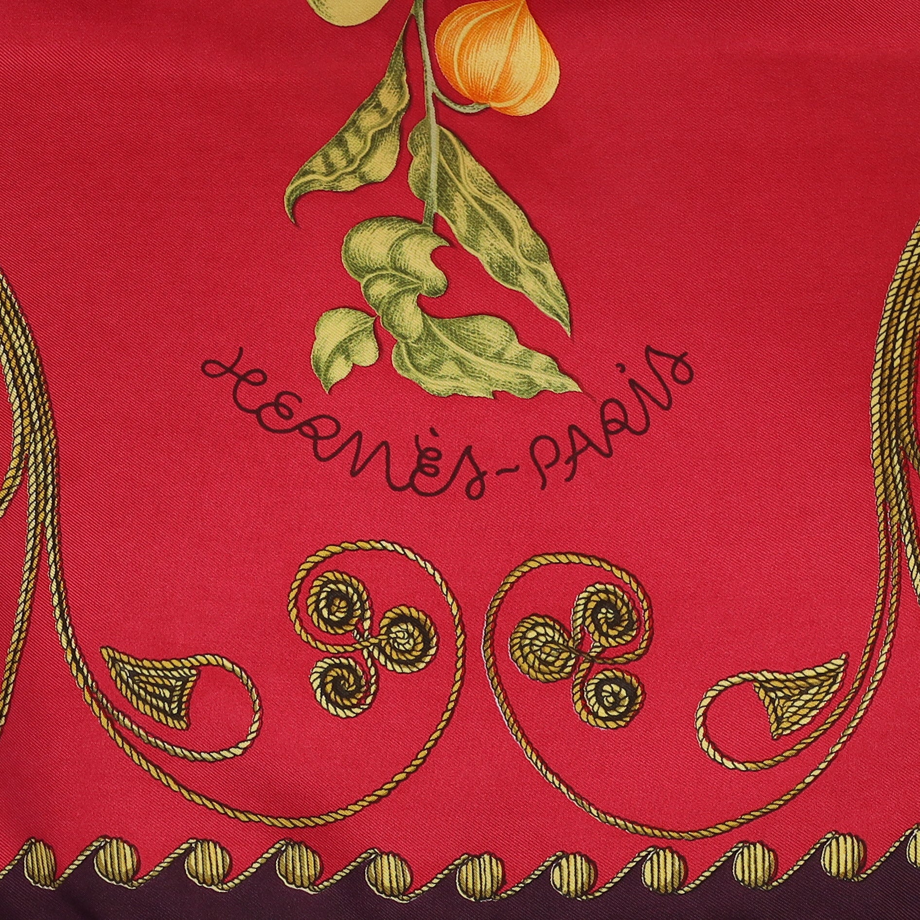 Hermès Arabesques Vintage Silk Scarf Quite Rare