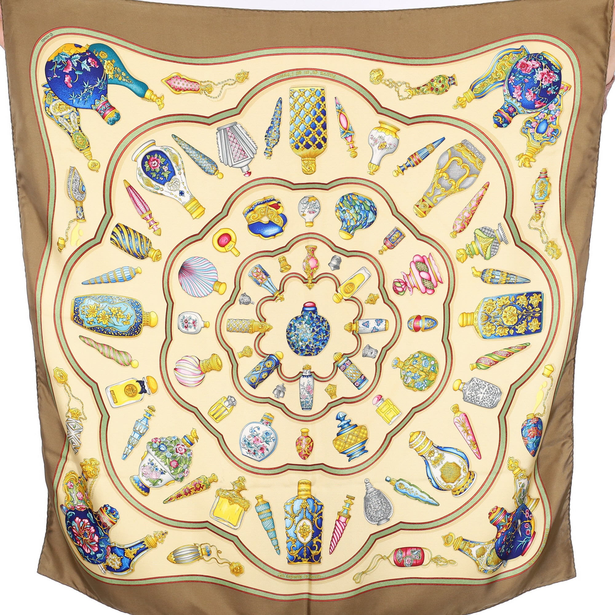 Hermès Qu ‘Importe Le Flacon Silk Scarf
