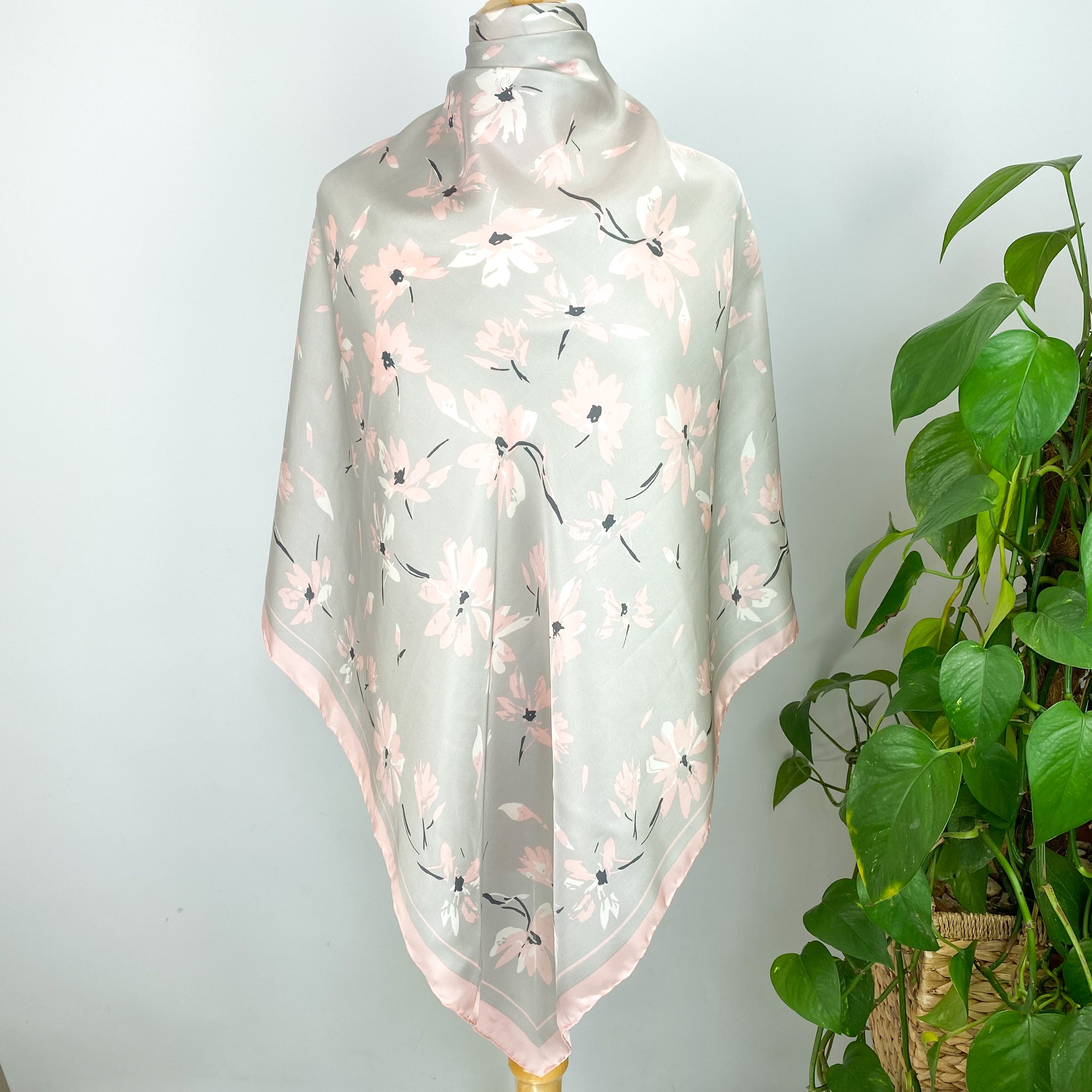 Beckford Floral Silk Scarf