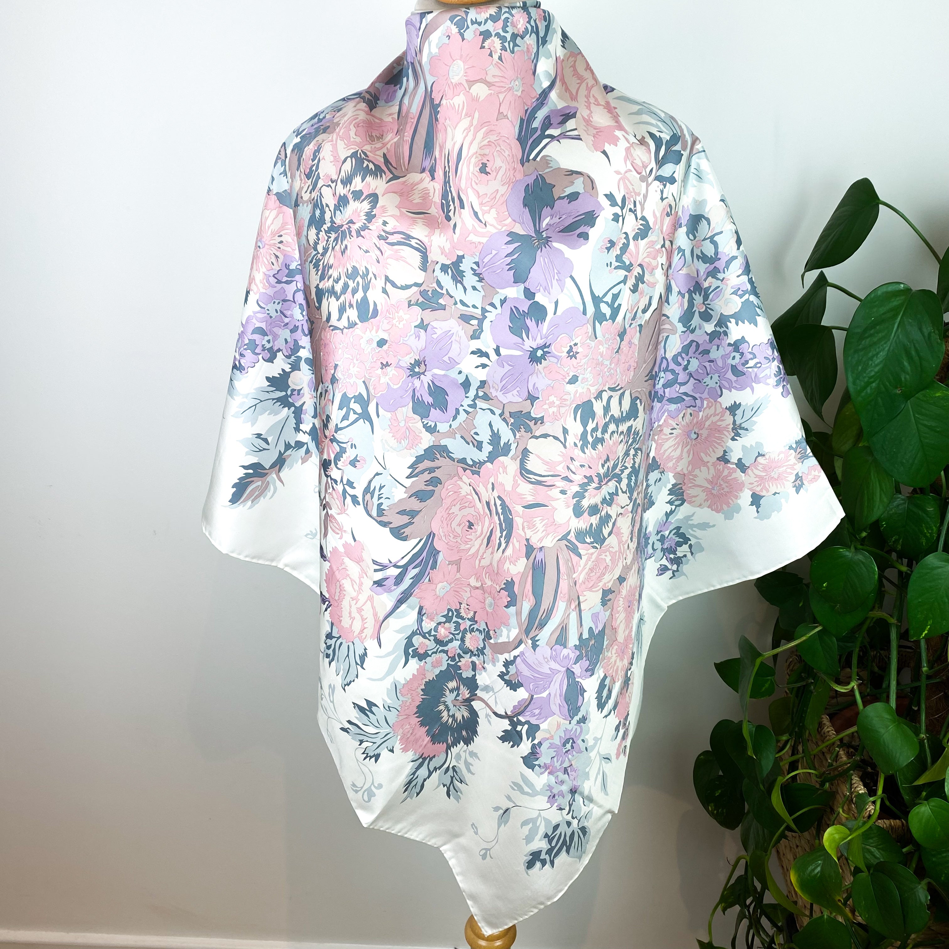 Jim Thompson Floral Silk Scarf