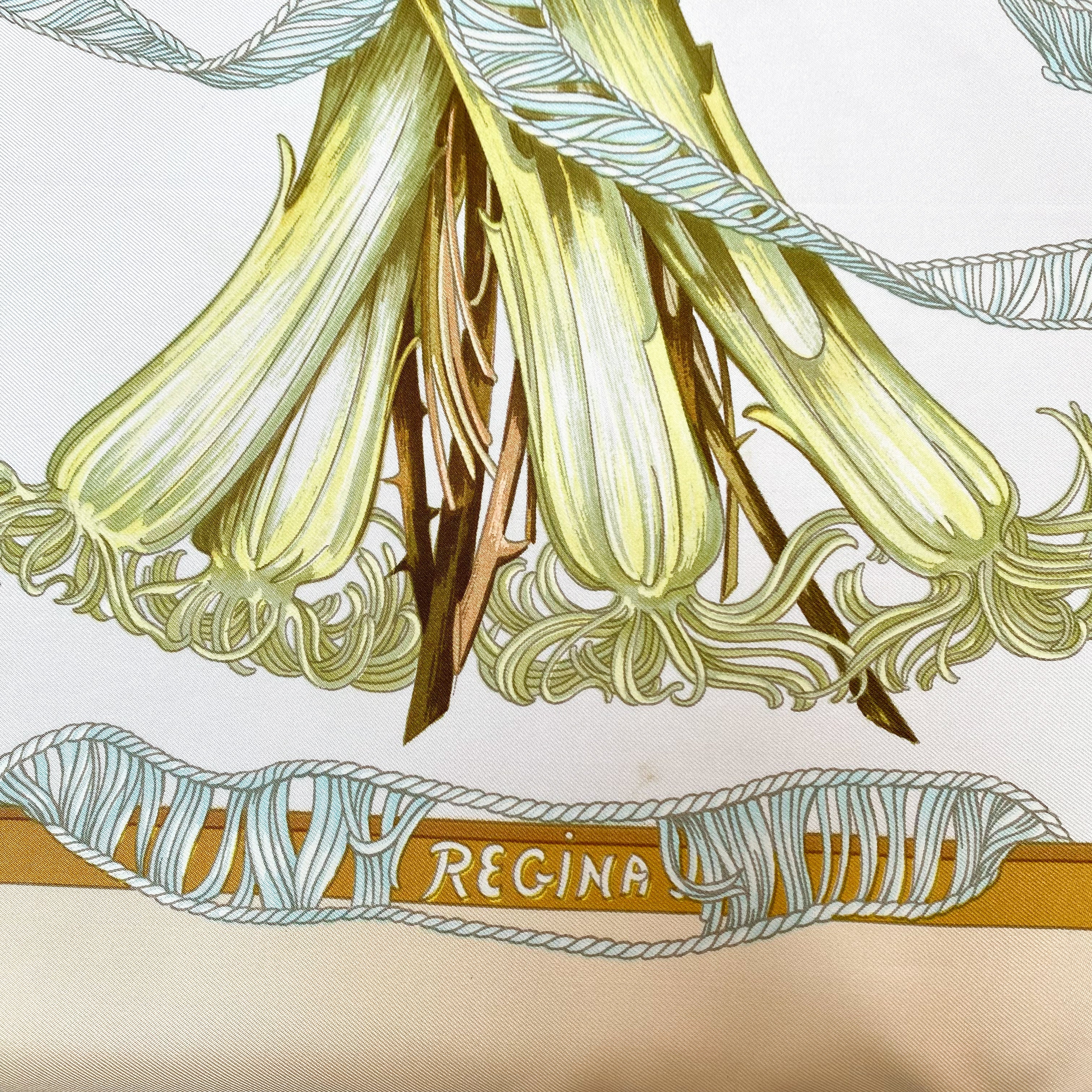 Boxed Hermès Regina Silk Scarf
