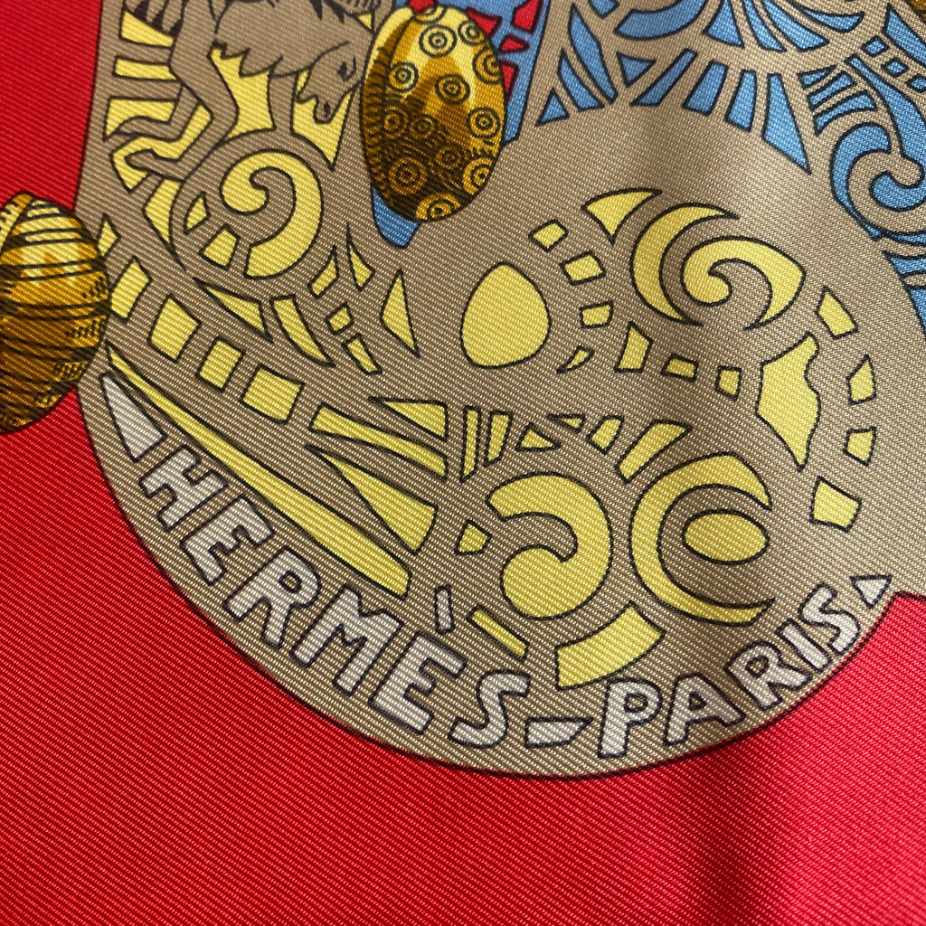 Brand New Boxed Hermès L’Atlantide Silk Scarf Quite Rare