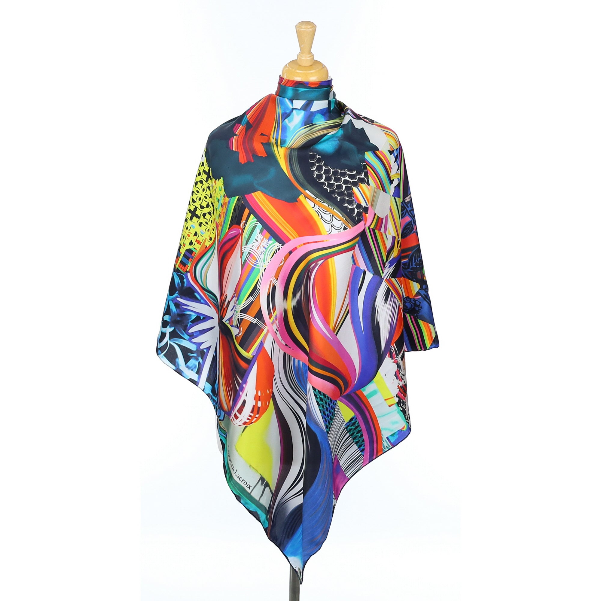 Christian Lacroix Multicoloured Silk Scarf