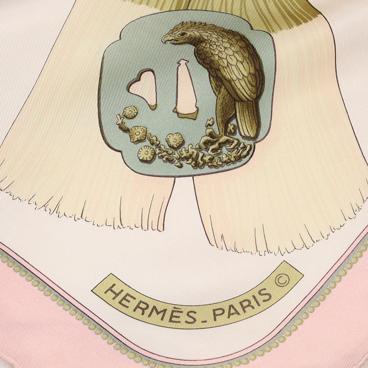 Hermès Tsubas Vintage Silk Scarf