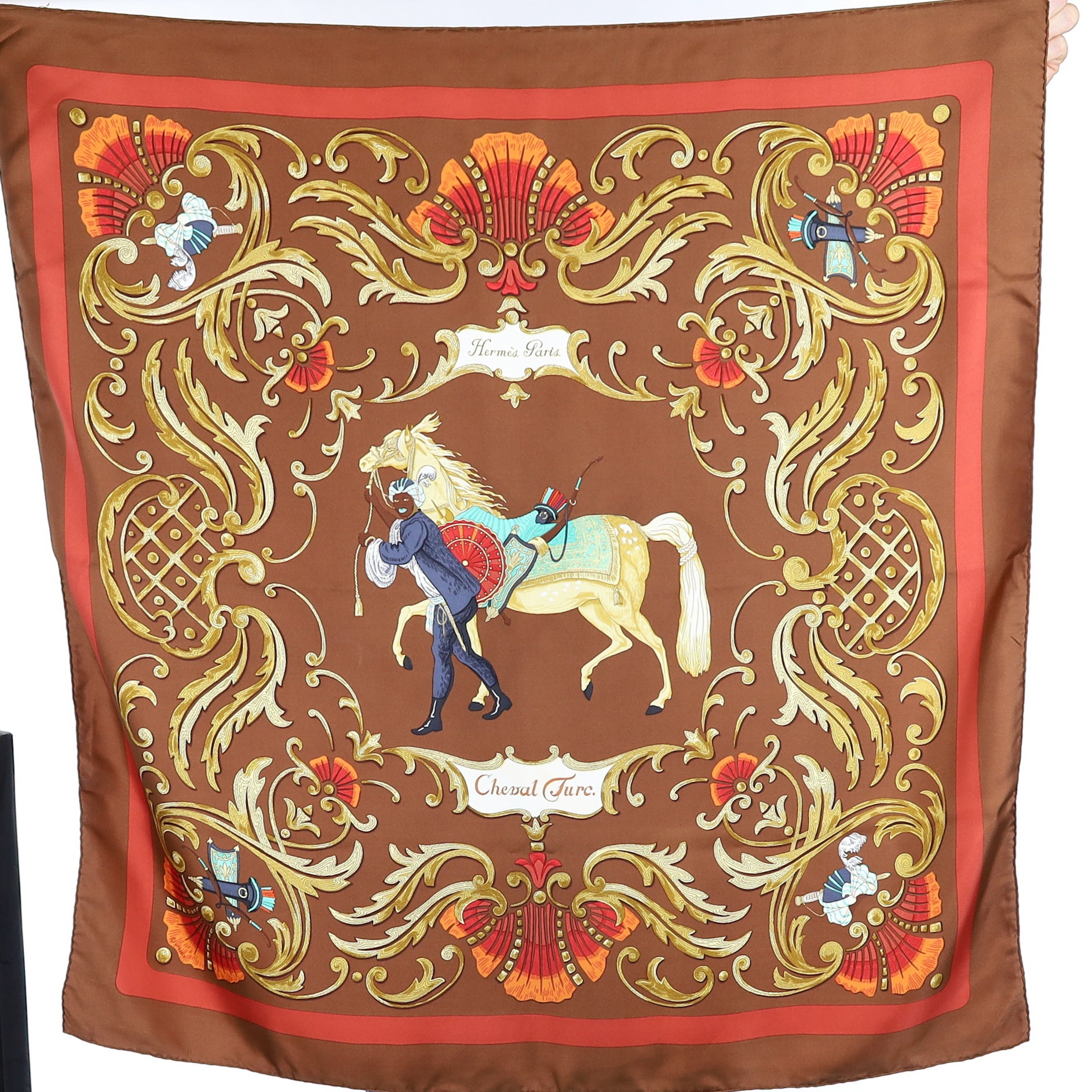 Hermès Cheval Turc Silk Scarf