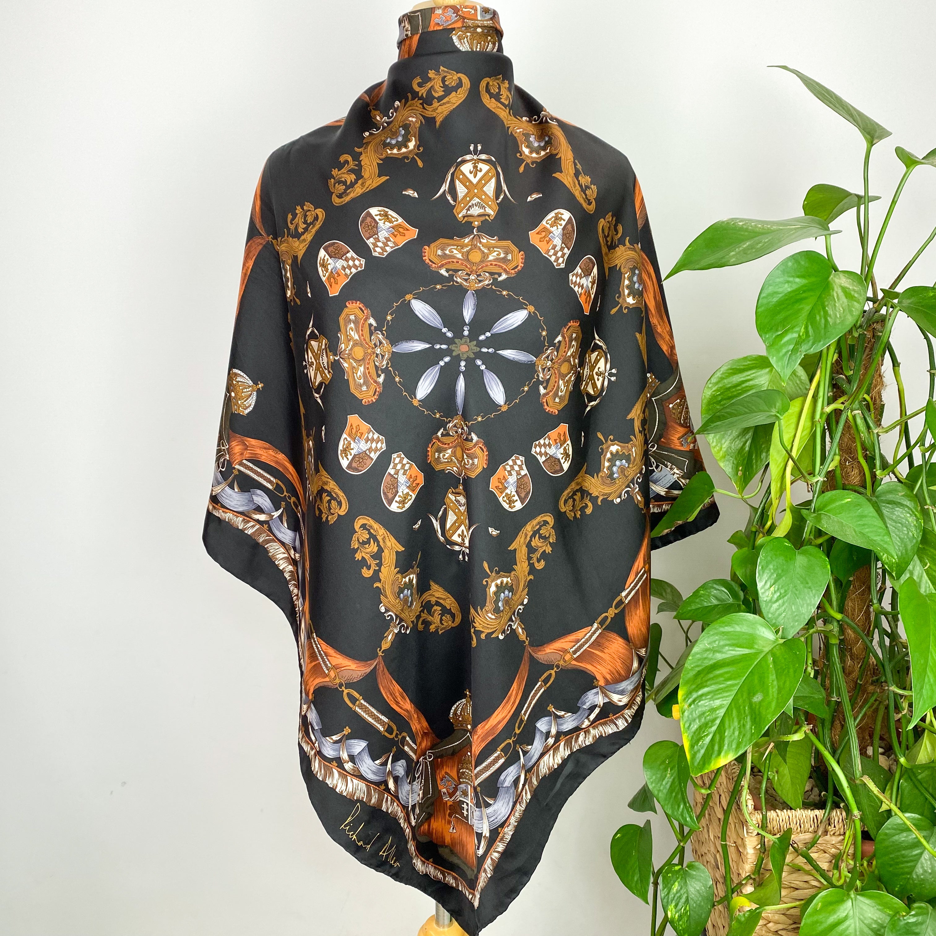 Modern Richard Allen Silk Scarf