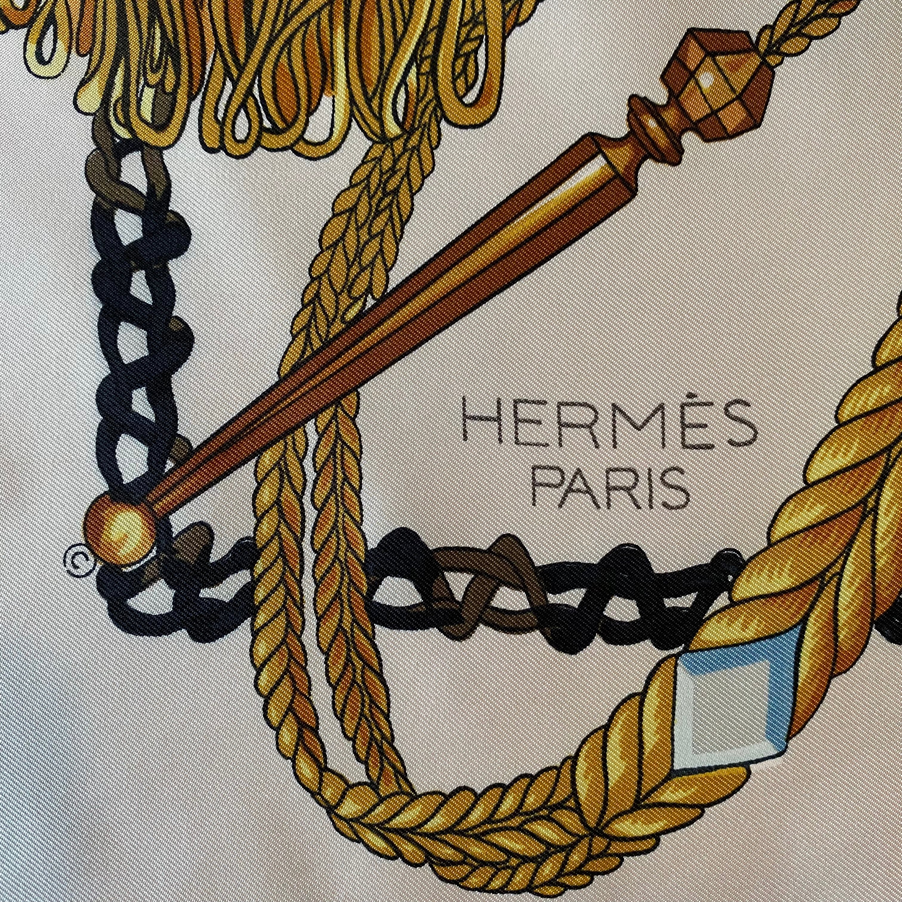 Hermès Le Timbalier Silk Scarf Quite Rare