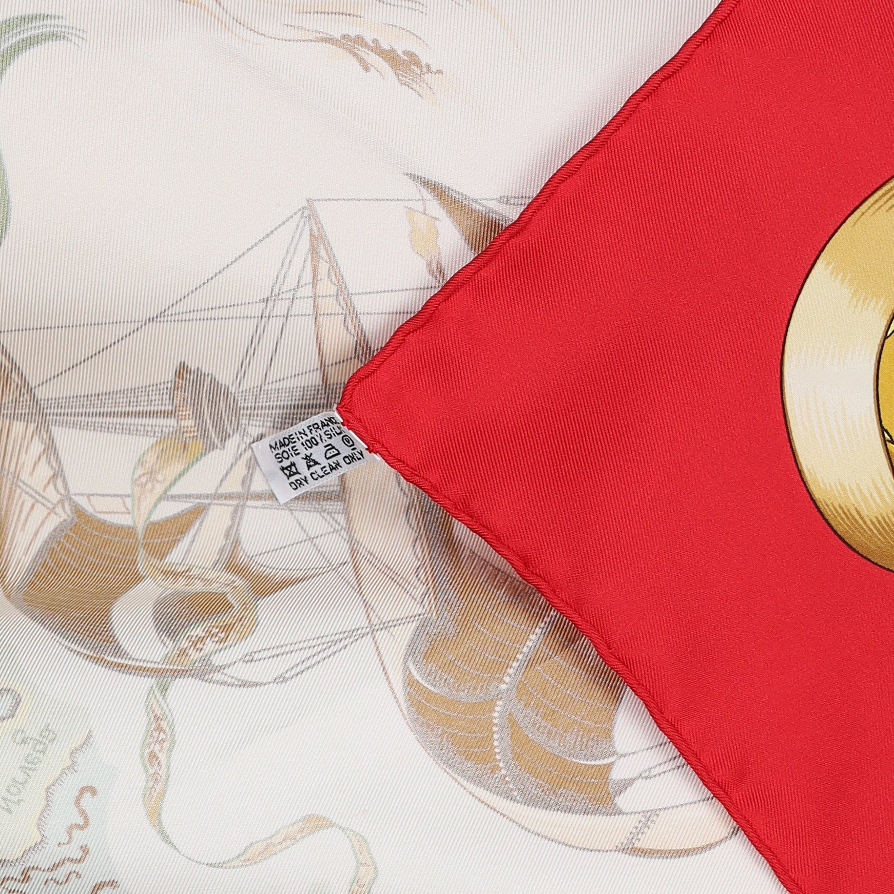 Brand New Boxed Hermès Au-delà Des Cinq Mers Silk Scarf