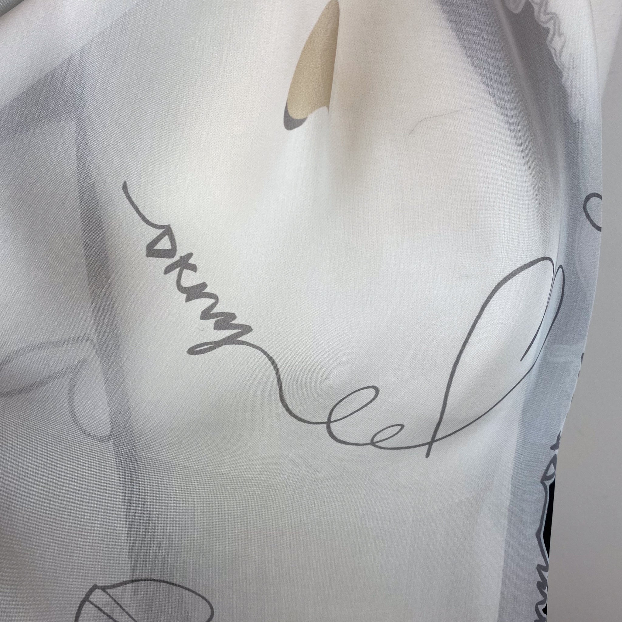 Brand New Donna Karan Wrap Style Silk Scarf
