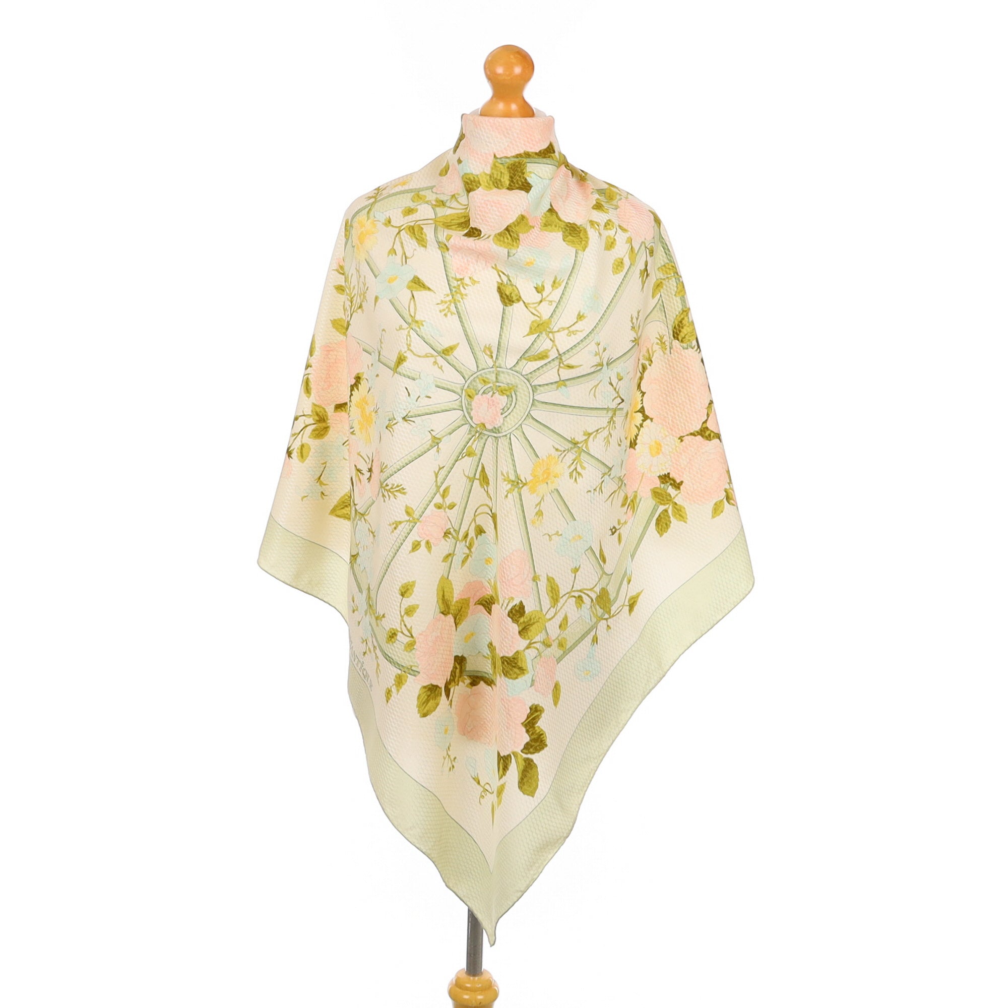 Hermès Romantique Vintage Silk Scarf