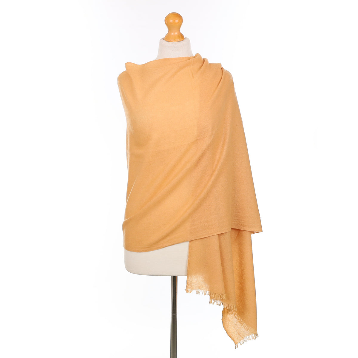 Apricot Cashmere Lightweight Wrap