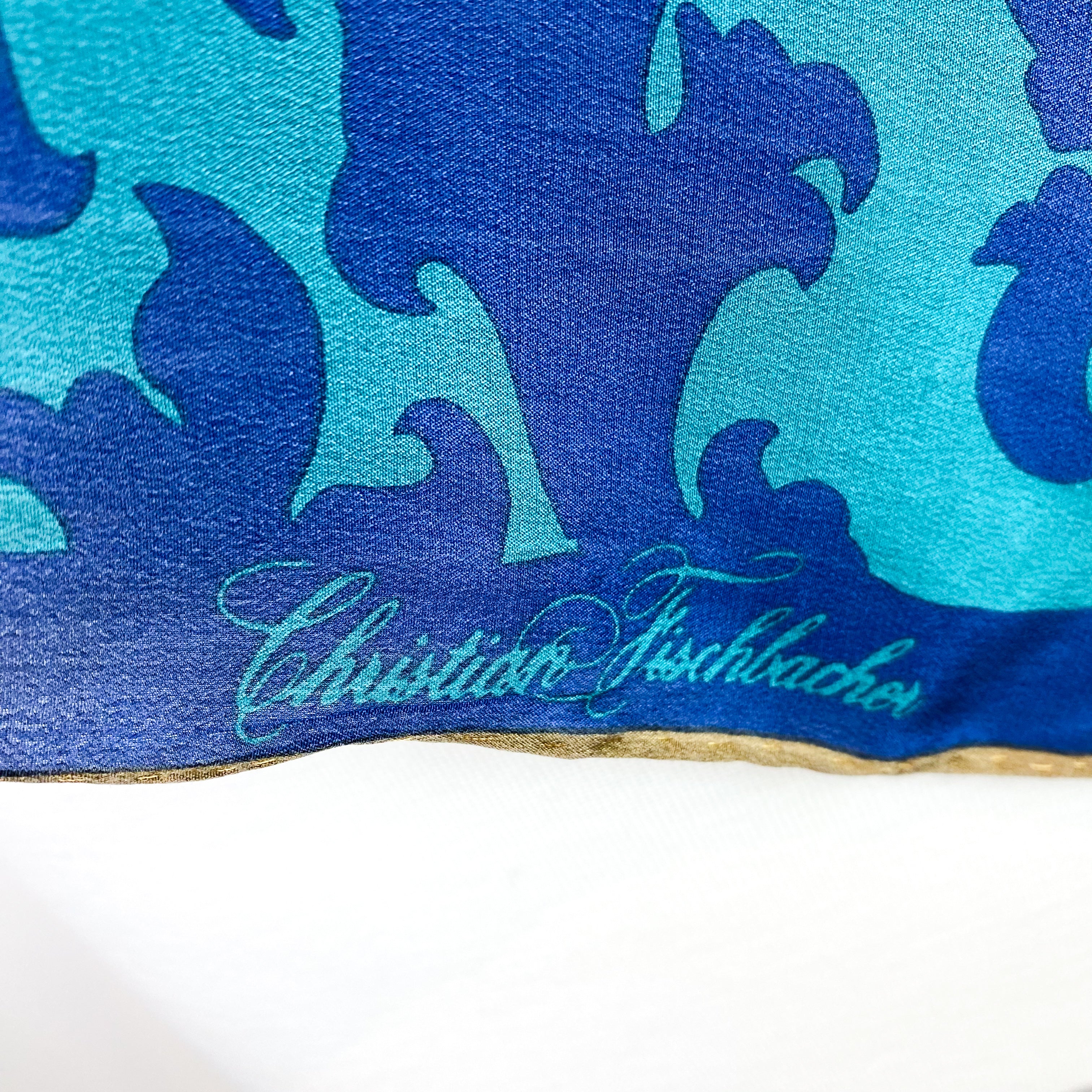 Christian Fischbacher Designer Silk Scarf
