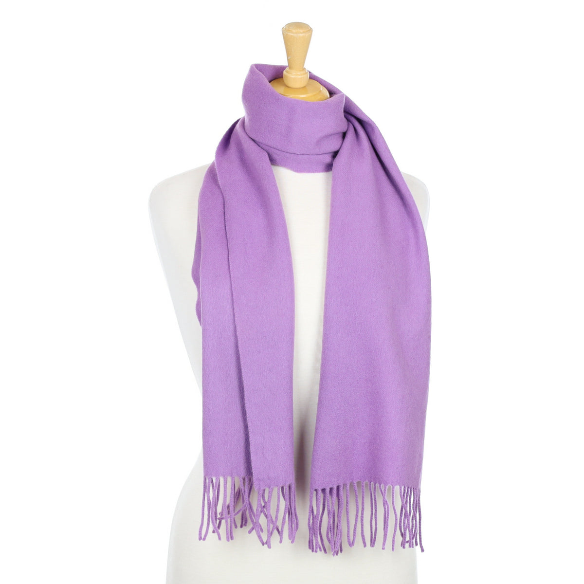 Deep Lavender Cashmere Woven Scarf