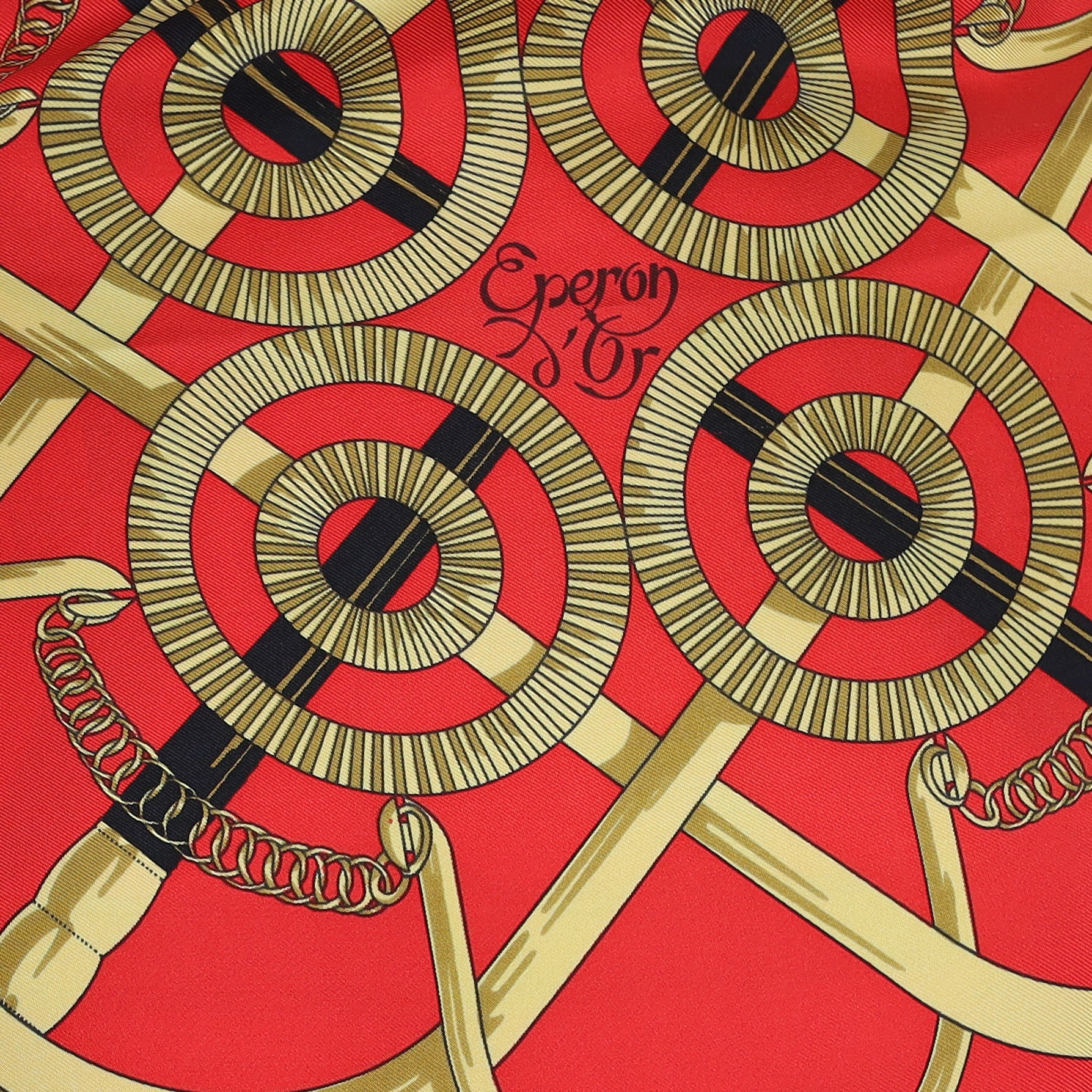 Hermès Eperon d’Or Silk Scarf