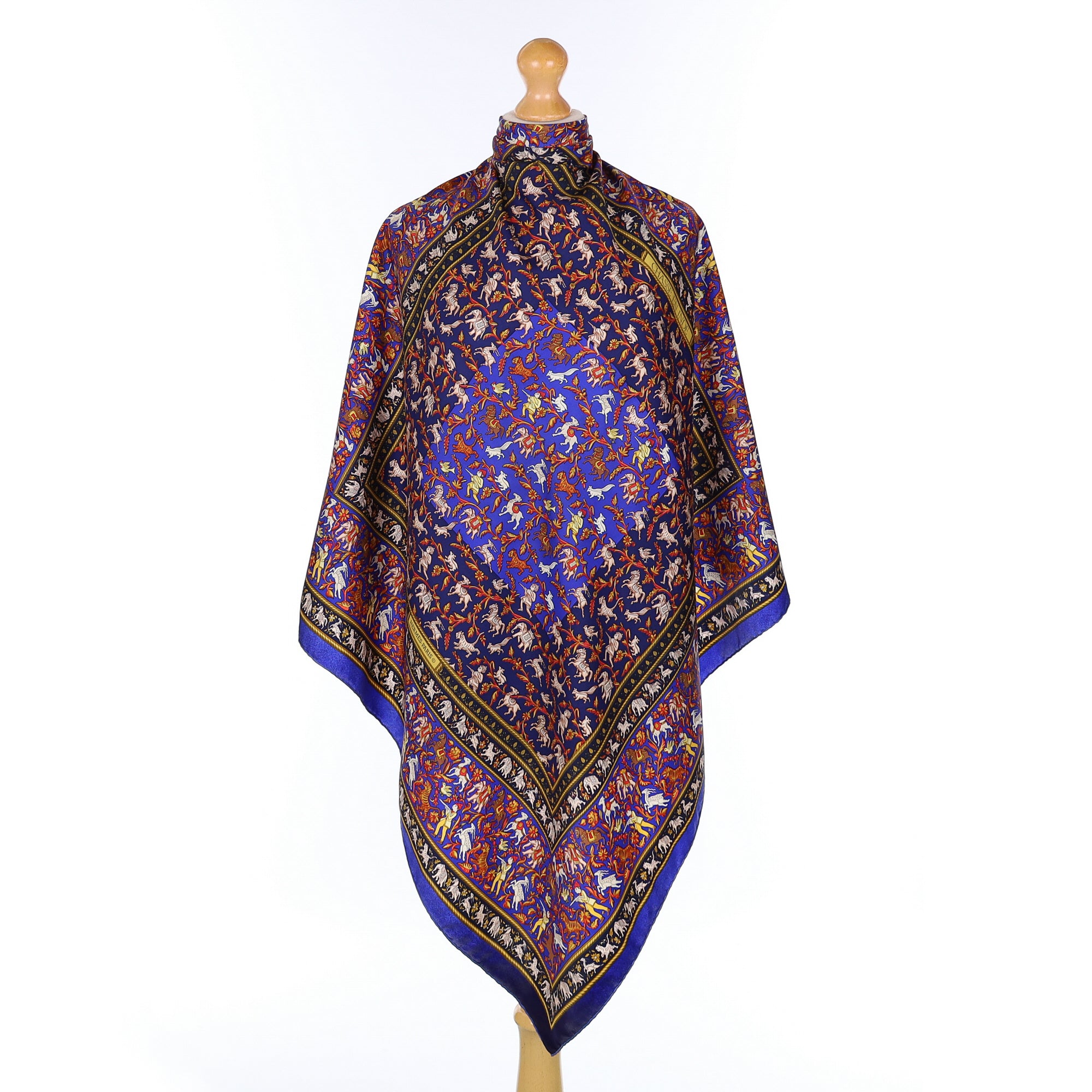 Hermès Chasse en Inde Silk Scarf