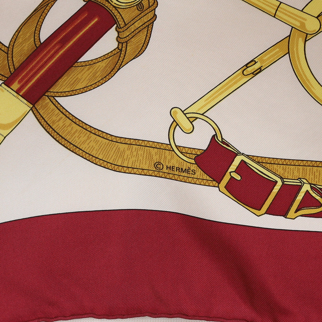 Hermès Eperon D'or Silk Scarf