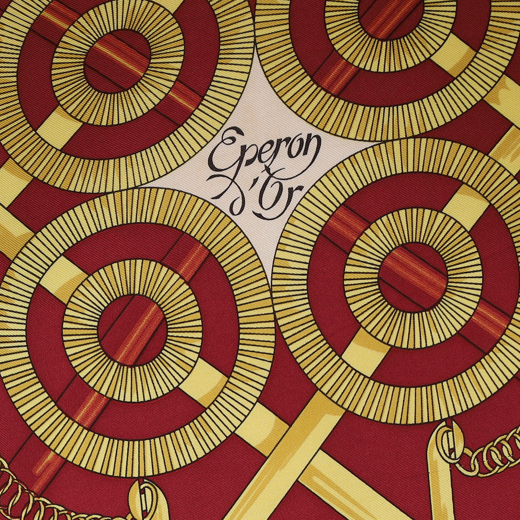 Hermès Eperon D'or Silk Scarf
