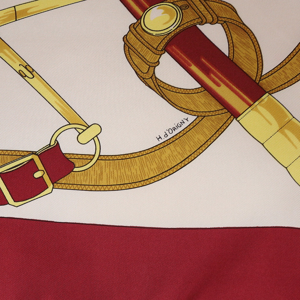 Hermès Eperon D'or Silk Scarf