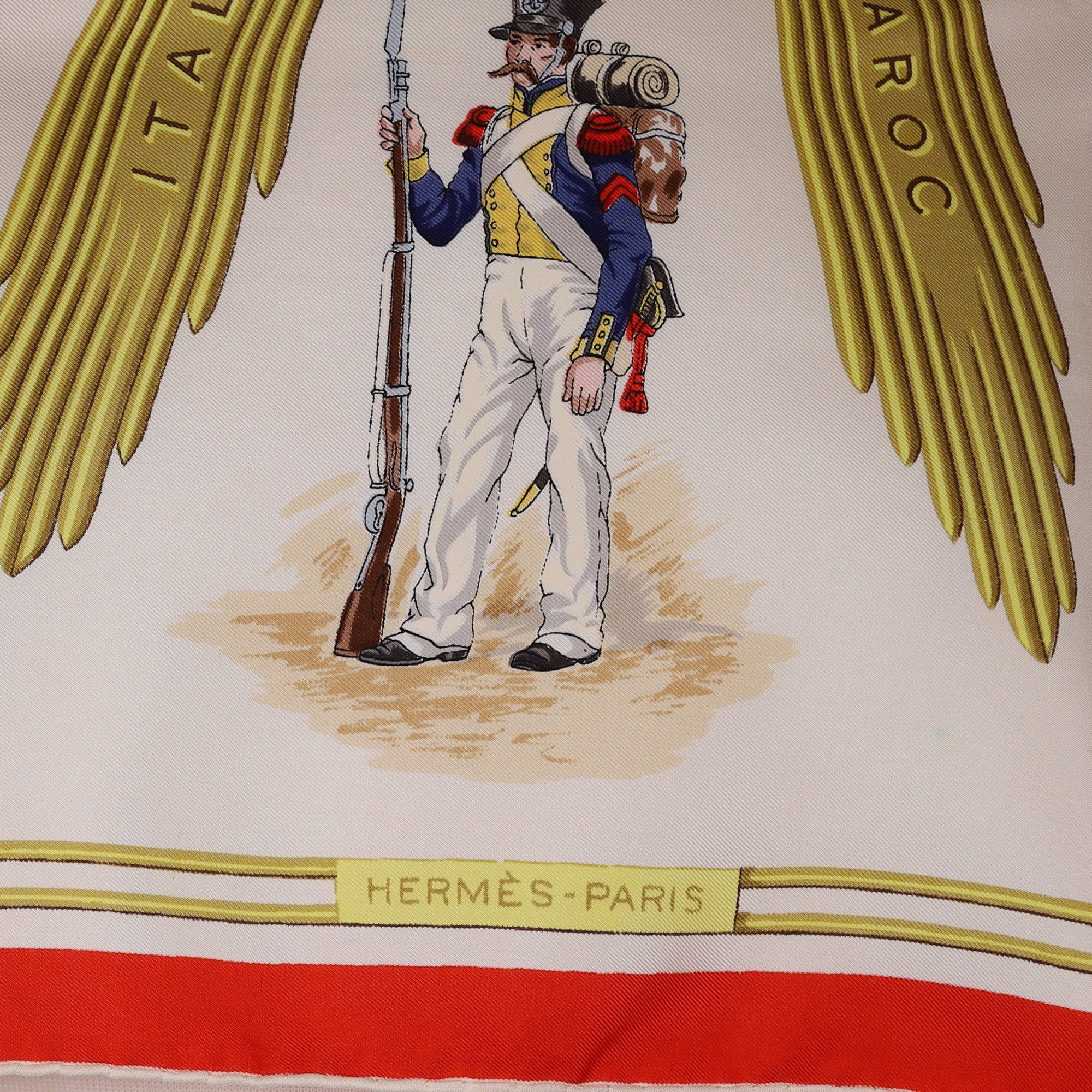 Hermès A La Gloire De La Légion Ètrangère Silk Scarf