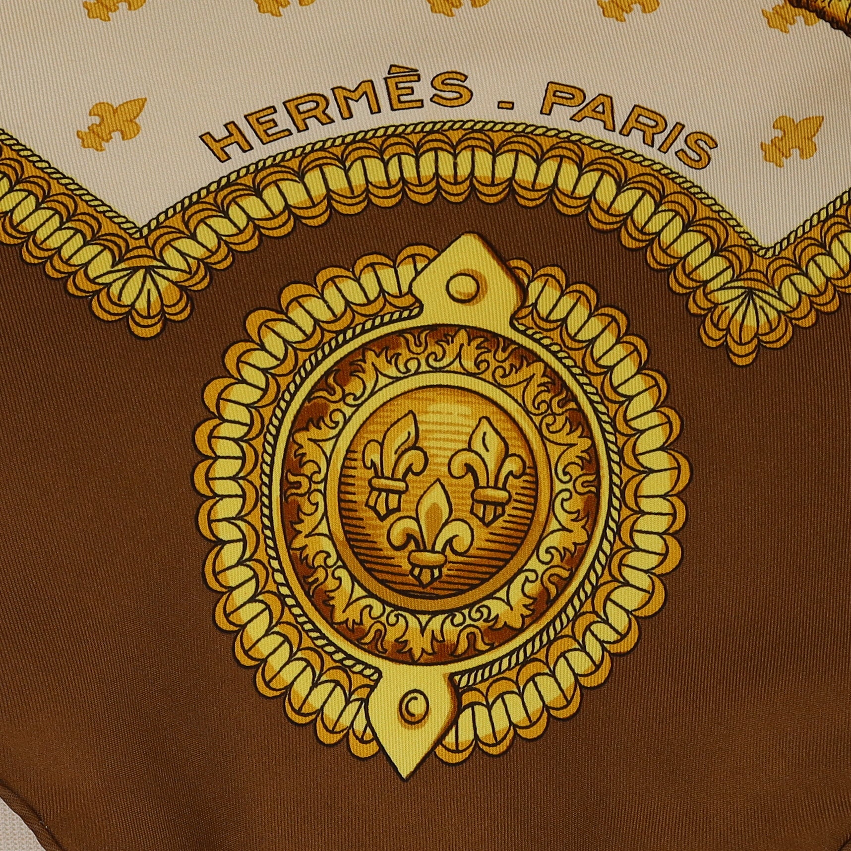 Hermès Selles A Housee Silk Scarf