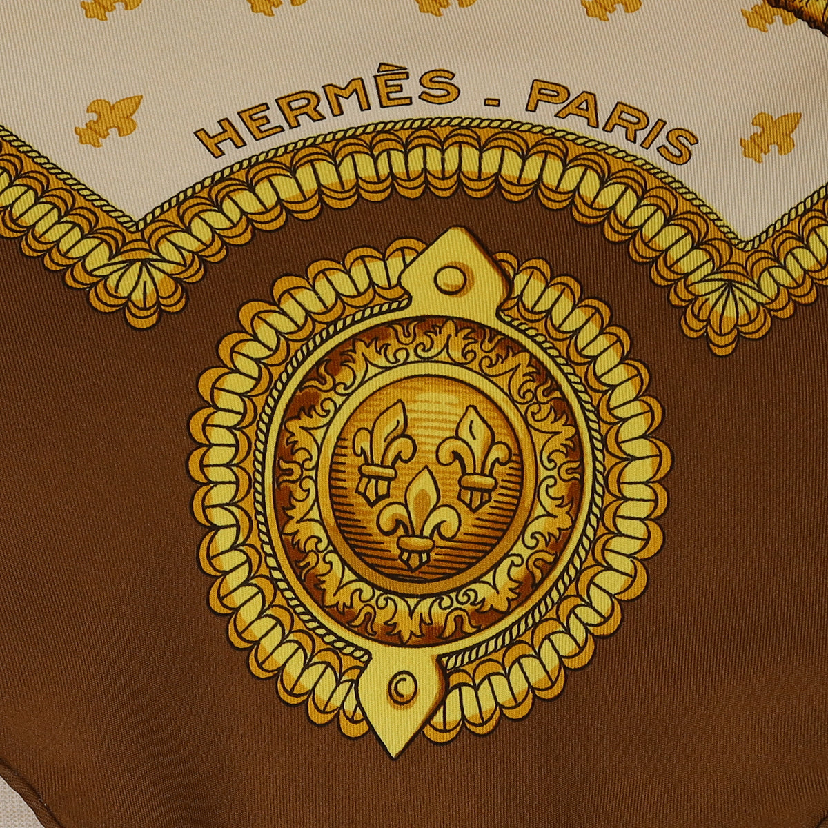Hermès Selles A Housee Silk Scarf