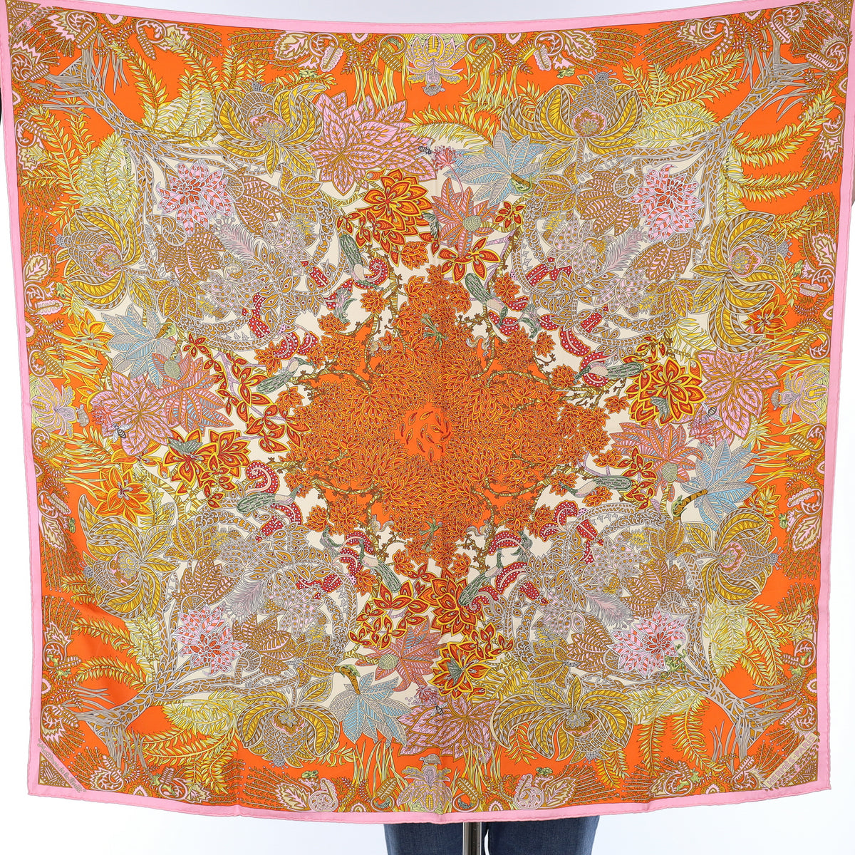 Hermès Maîtres De La Forêt Silk Scarf Rare
