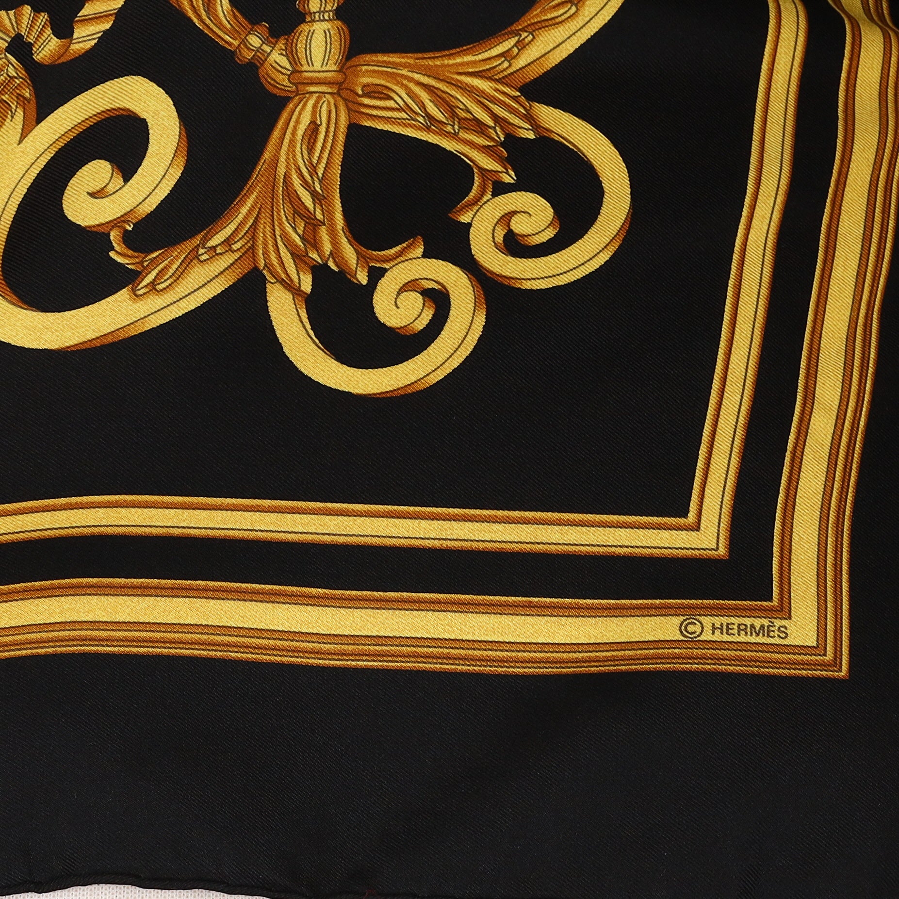 Hermès Les Tuileries Silk Scarf