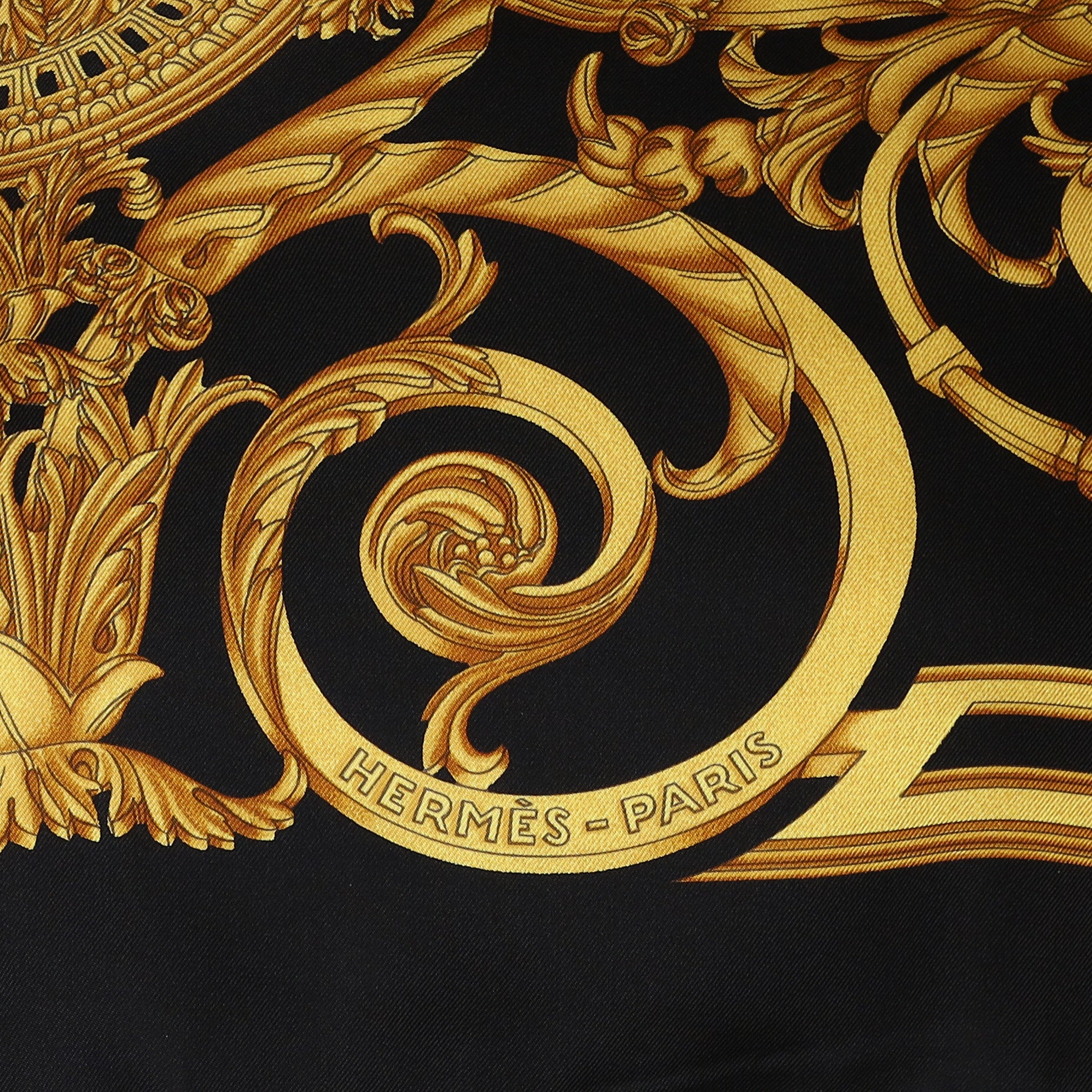 Hermès Les Tuileries Silk Scarf