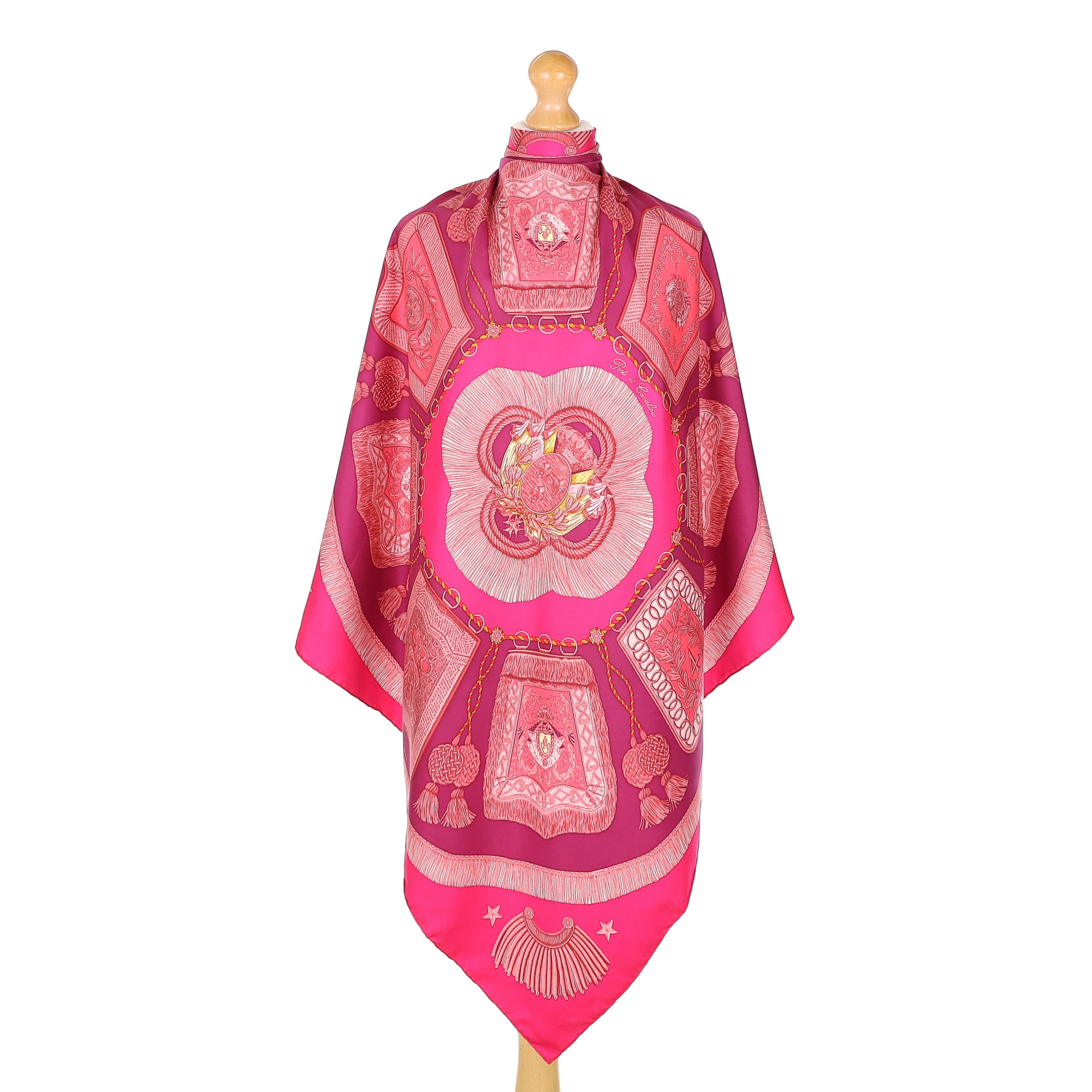Hermès Poste et Cavalerie Silk Scarf