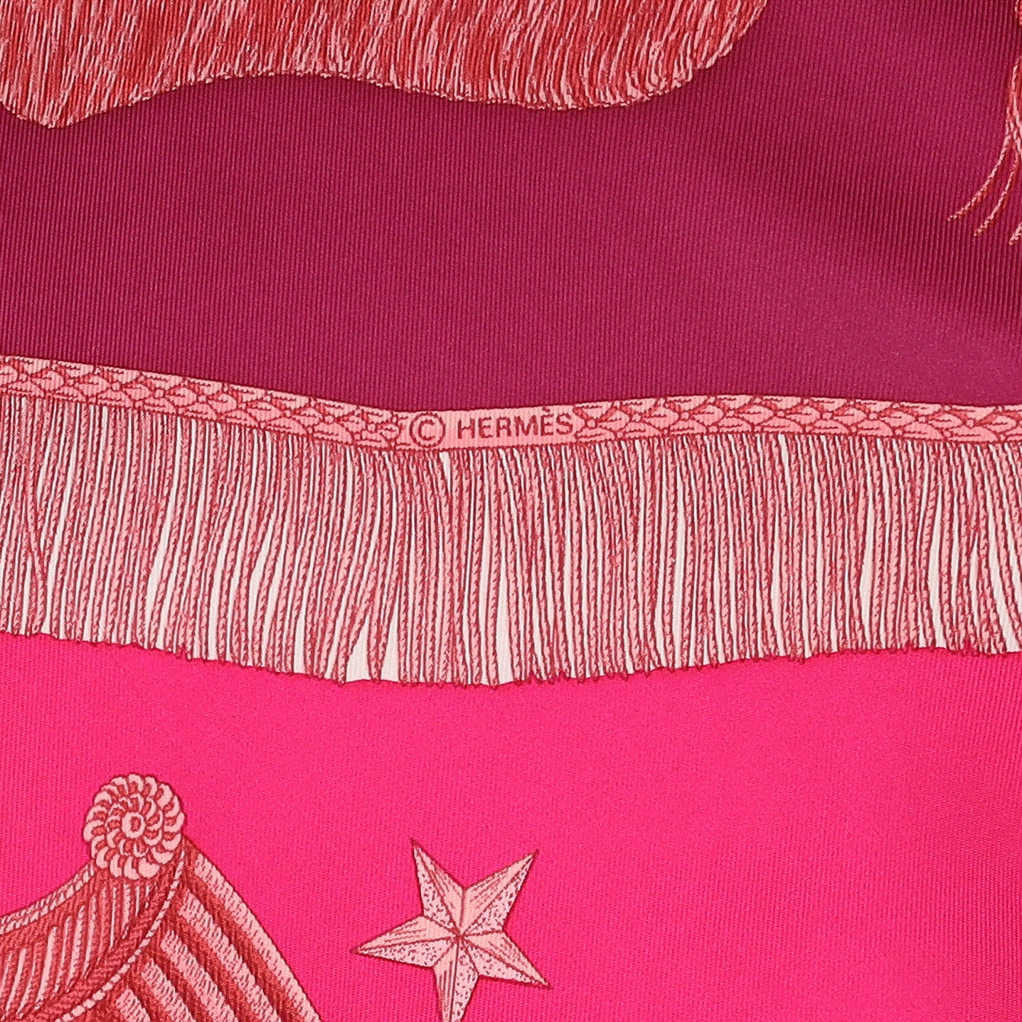 Hermès Poste et Cavalerie Silk Scarf