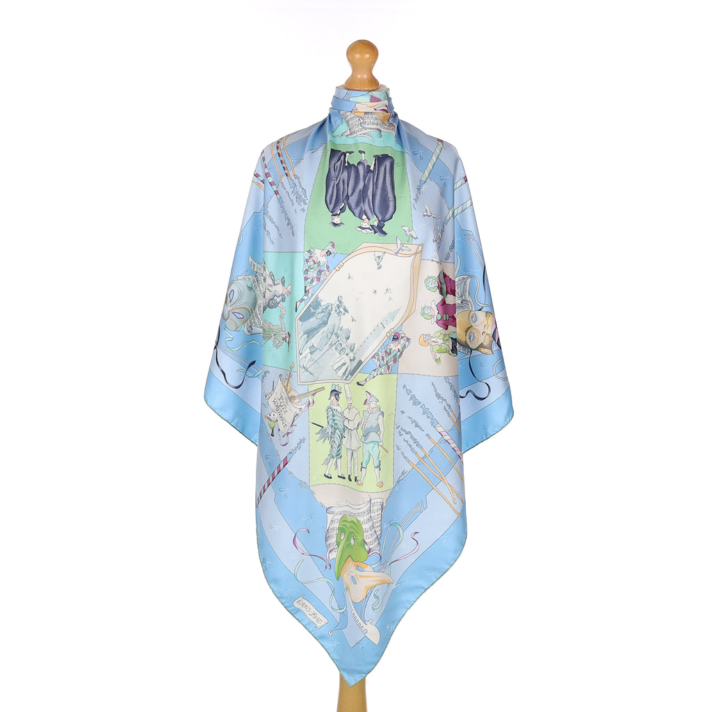 Hermès Fétes Vénitiennes Silk Scarf