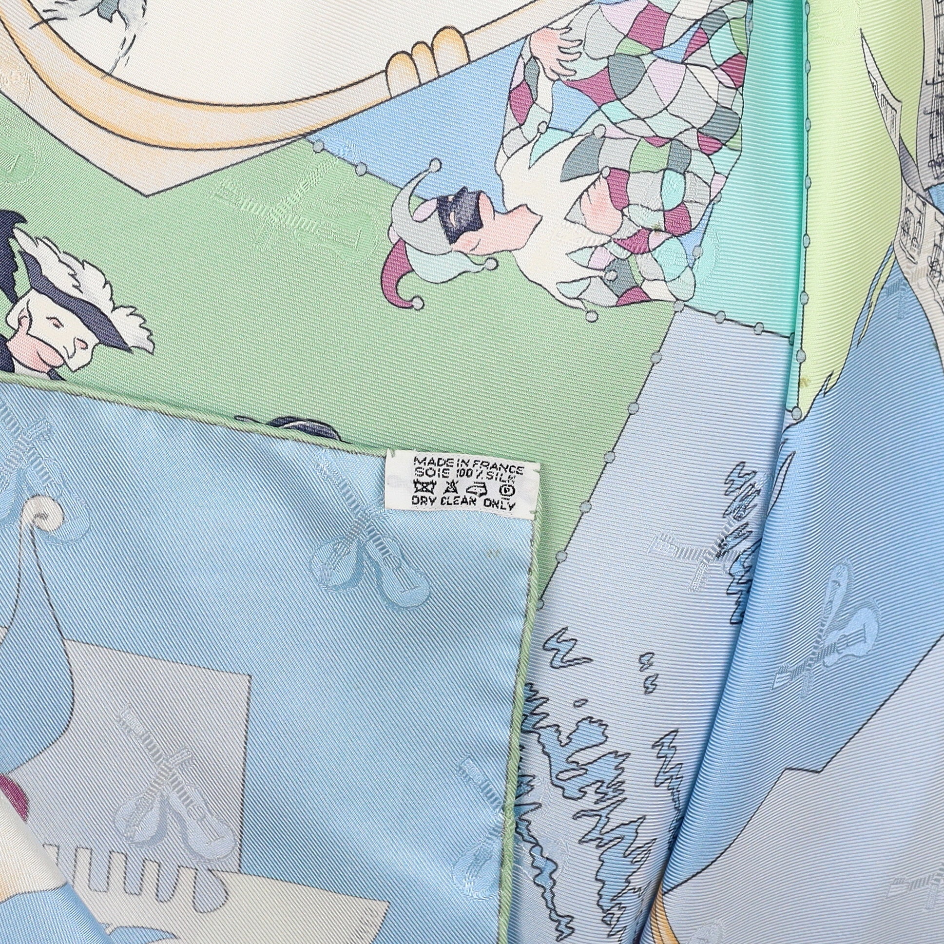 Hermès Fétes Vénitiennes Silk Scarf